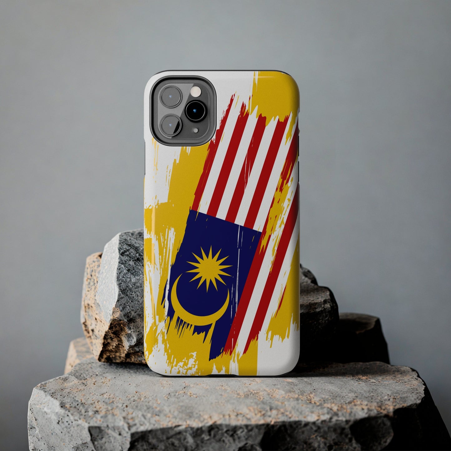 Malaysia Flag iPhone Case iPhone 15 14 13 12 Mini 11 XR Xs X 8 7 SE iPhone Pro Max , Iphone cover, Iphone Tough Case