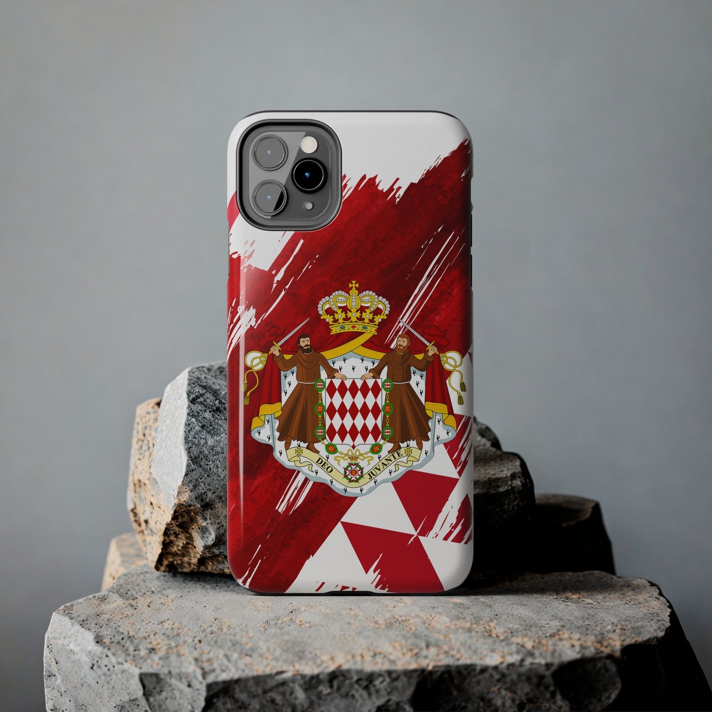 Monaco Flag iPhone Case iPhone 15 14 13 12 Mini 11 XR Xs X 8 7 SE iPhone Pro Max , Iphone cover, Iphone Tough Case