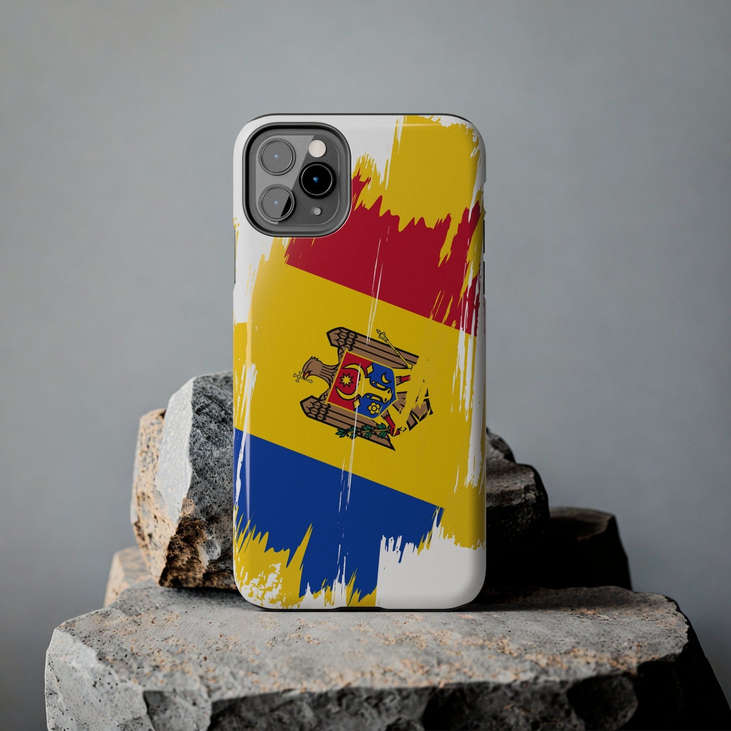 Moldova Flag iPhone Case iPhone 15 14 13 12 Mini 11 XR Xs X 8 7 SE iPhone Pro Max , Iphone cover, Iphone Tough Case