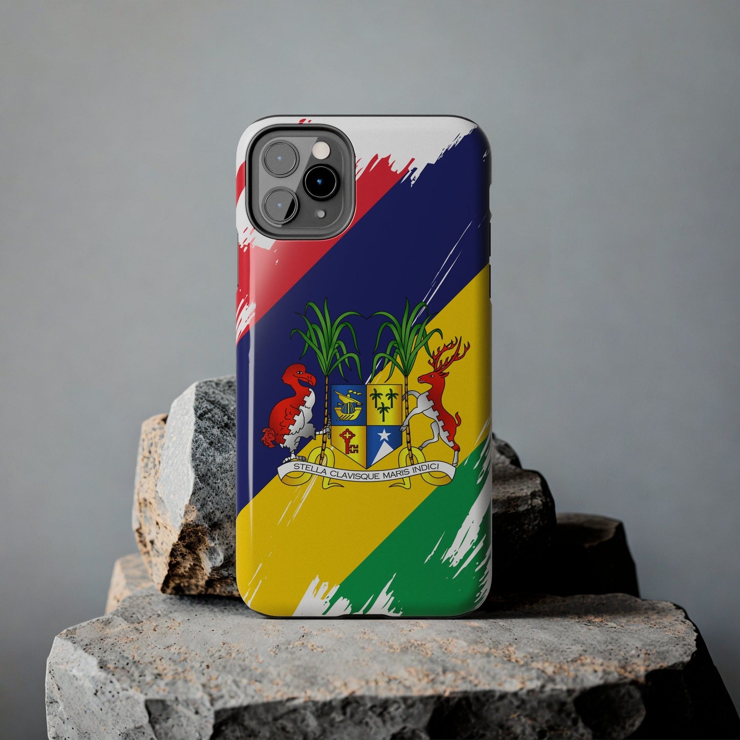 Mauritius Flag iPhone Case iPhone 15 14 13 12 Mini 11 XR Xs X 8 7 SE iPhone Pro Max , Iphone cover, Iphone Tough Case