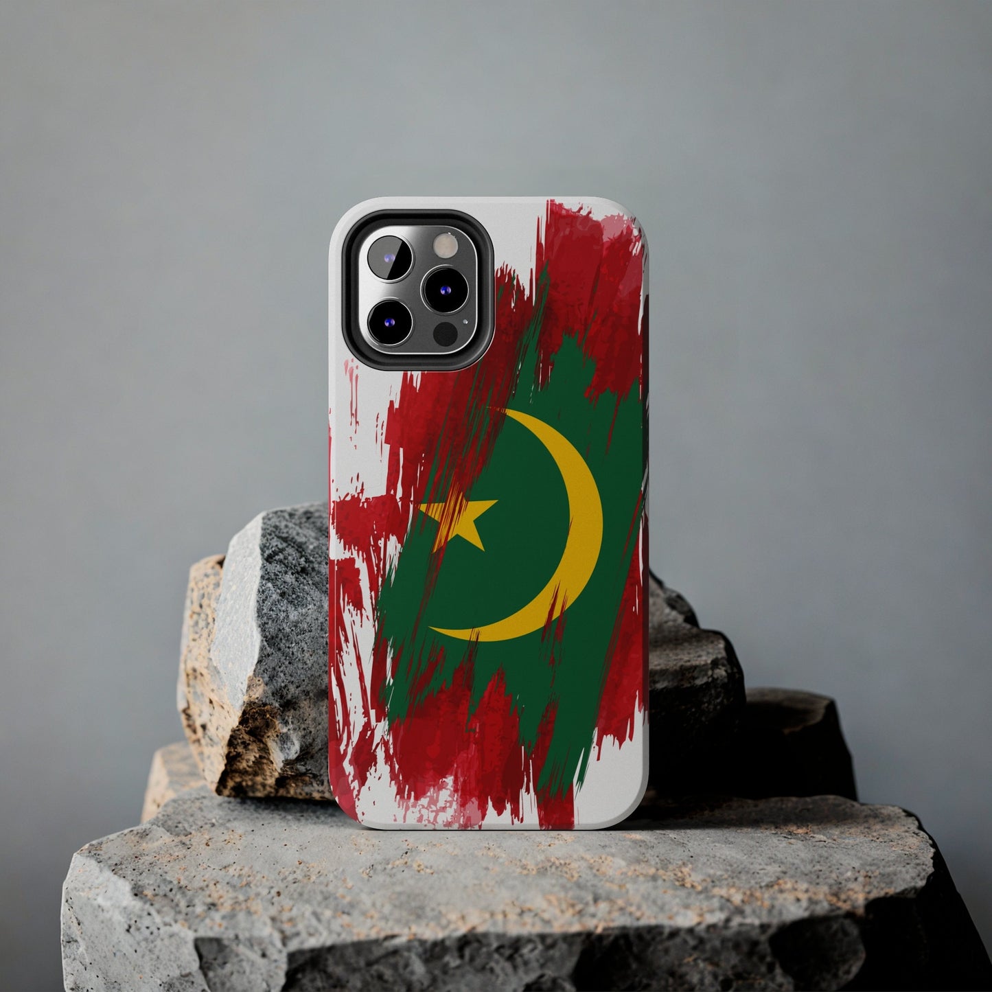 Mauritania Flag iPhone Case iPhone 15 14 13 12 Mini 11 XR Xs X 8 7 SE iPhone Pro Max , Iphone cover, Iphone Tough Case