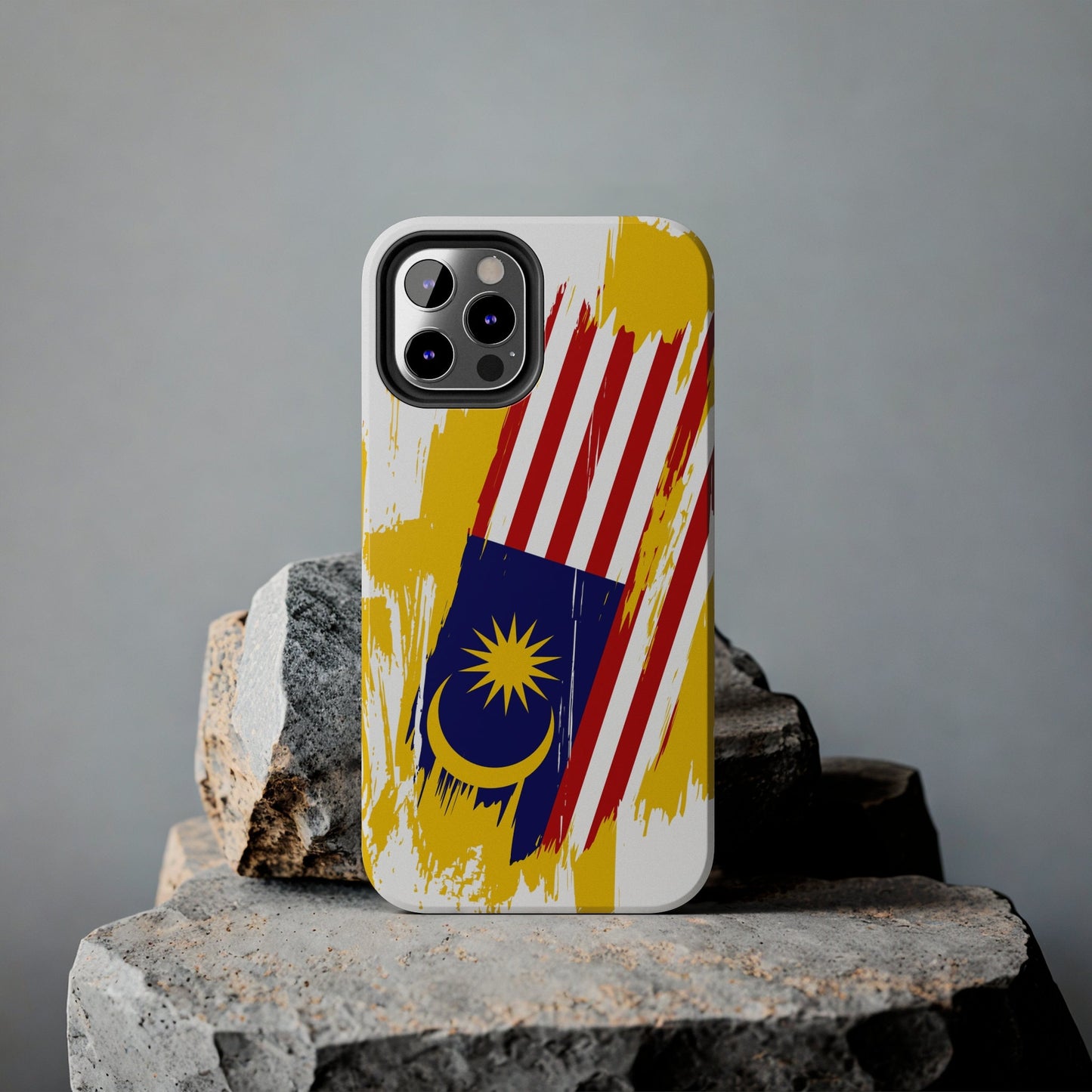 Malaysia Flag iPhone Case iPhone 15 14 13 12 Mini 11 XR Xs X 8 7 SE iPhone Pro Max , Iphone cover, Iphone Tough Case