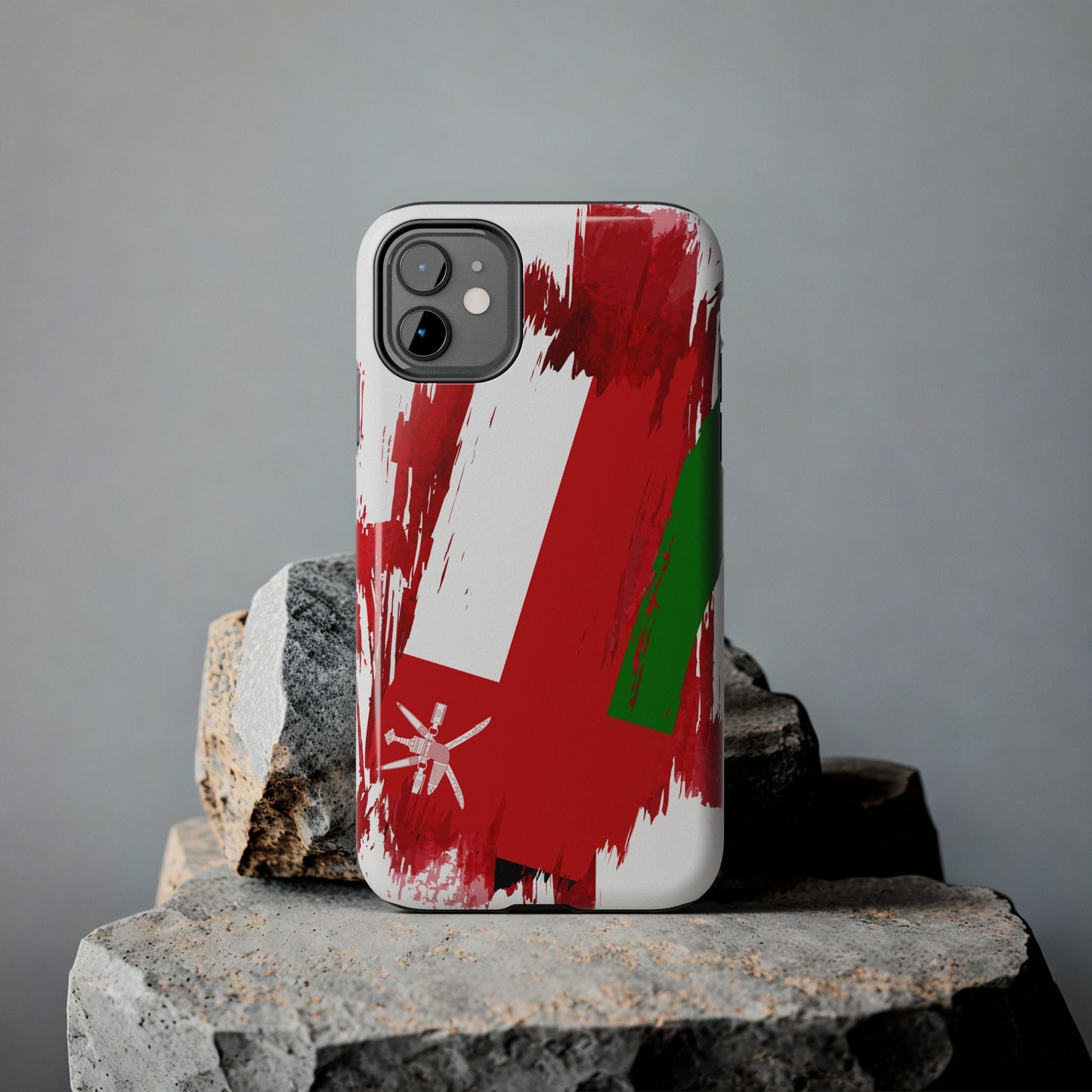 Oman Flag iPhone Case iPhone 15 14 13 12 Mini 11 XR Xs X 8 7 SE iPhone Pro Max , Iphone cover, Iphone Tough Case