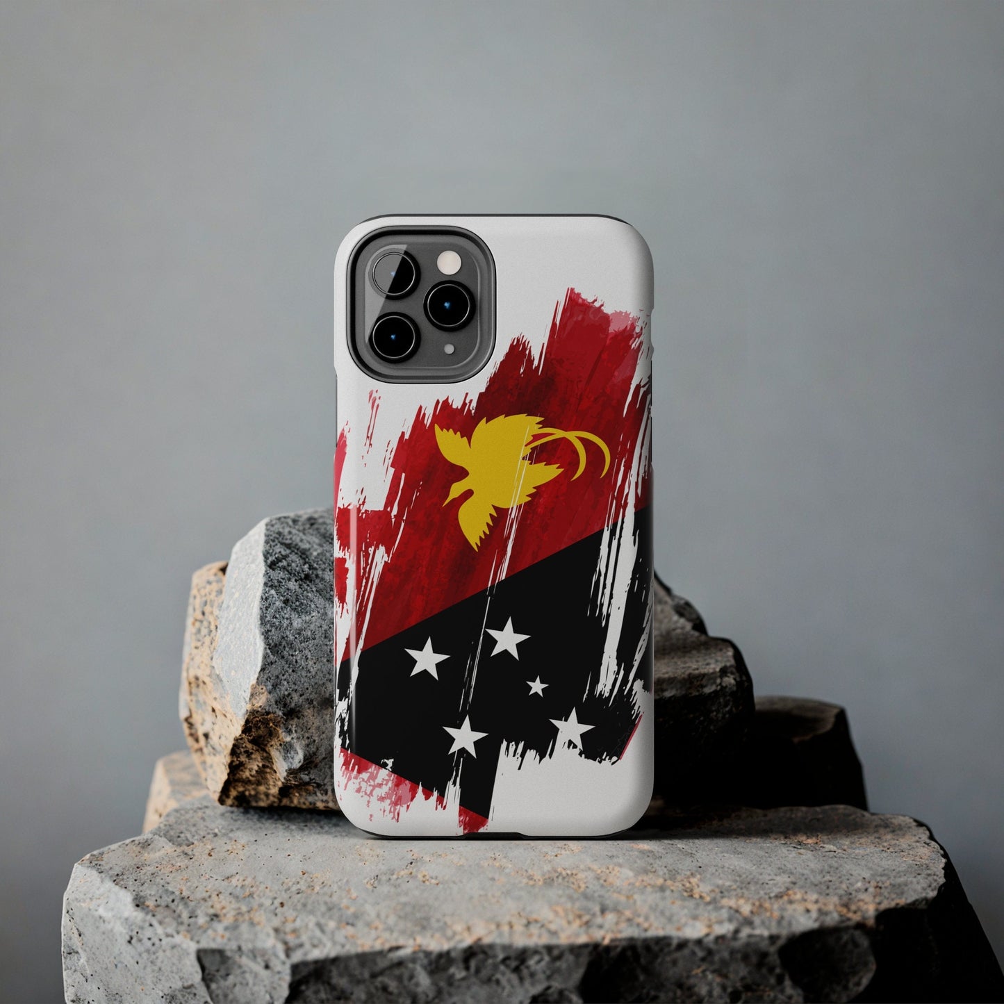 Papua New Guinea Flag iPhone Case iPhone 15 14 13 12 Mini 11 XR Xs X 8 7 SE iPhone Pro Max , Iphone cover, Iphone Tough Case