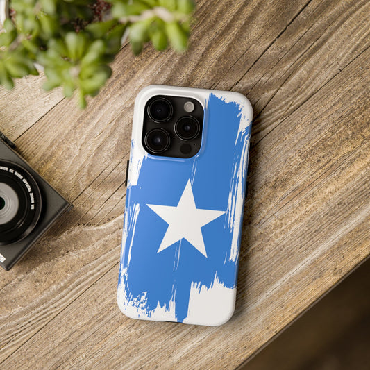 Somalia Flag iPhone Case iPhone 15 14 13 12 Mini 11 XR Xs X 8 7 SE iPhone Pro Max , Iphone cover, Iphone Tough Case