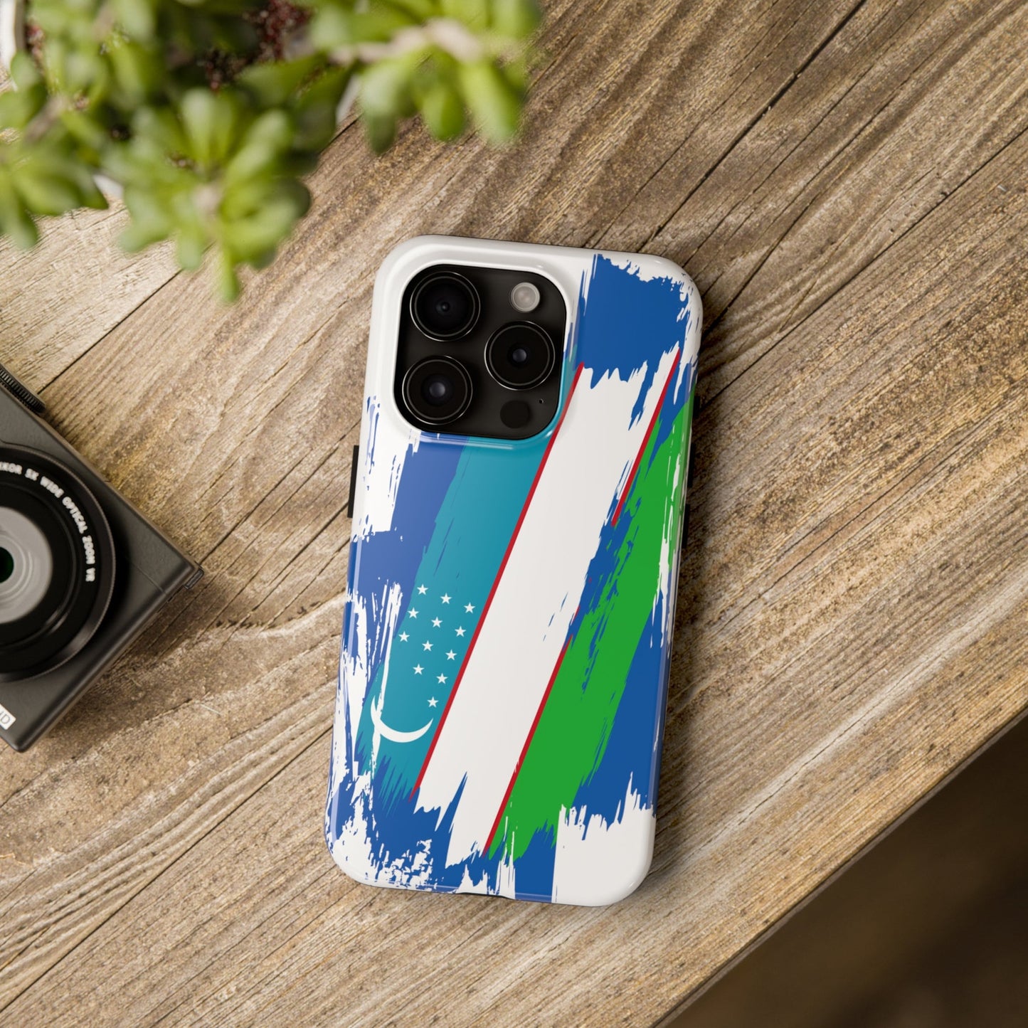 Uzbekistan Flag iPhone Case iPhone 15 14 13 12 Mini 11 XR Xs X 8 7 SE iPhone Pro Max , Iphone cover, Iphone Tough Case