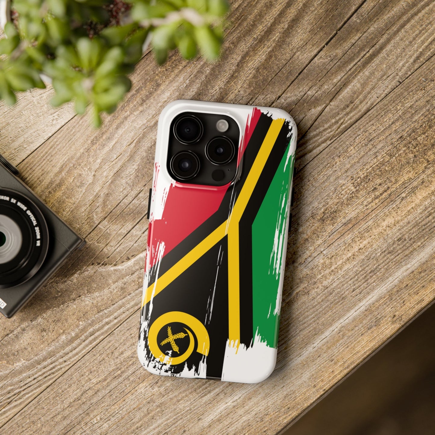 Vanuatu Flag iPhone Case iPhone 15 14 13 12 Mini 11 XR Xs X 8 7 SE iPhone Pro Max , Iphone cover, Iphone Tough Case