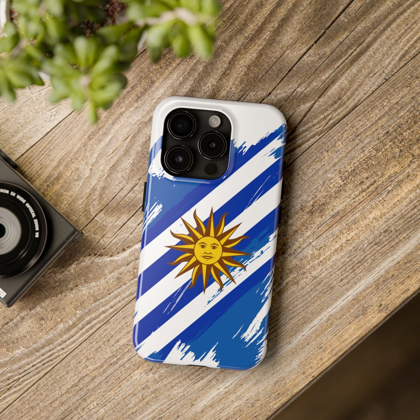 Uruguay Flag iPhone Case iPhone 15 14 13 12 Mini 11 XR Xs X 8 7 SE iPhone Pro Max , Iphone cover, Iphone Tough Case