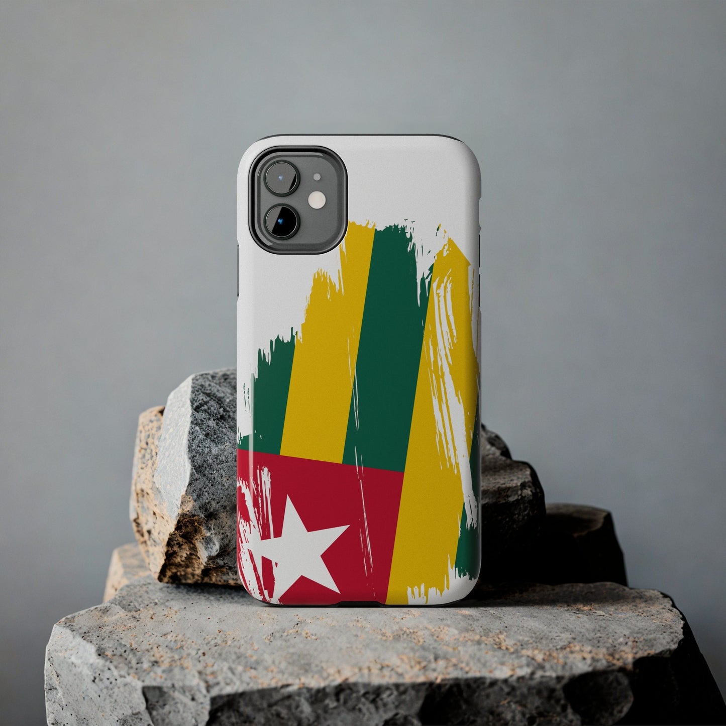 Togo Flag iPhone Case iPhone 15 14 13 12 Mini 11 XR Xs X 8 7 SE iPhone Pro Max , Iphone cover, Iphone Tough Case