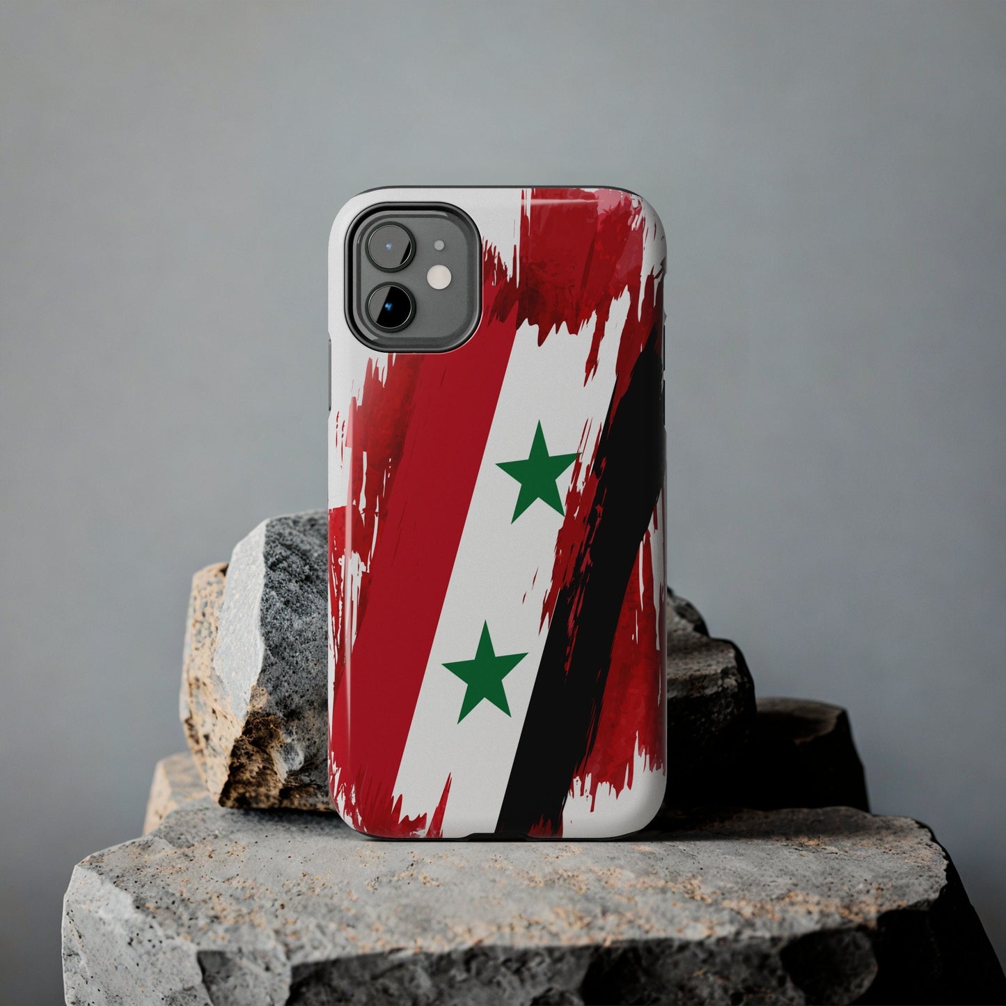 Syria Flag iPhone Case iPhone 15 14 13 12 Mini 11 XR Xs X 8 7 SE iPhone Pro Max , Iphone cover, Iphone Tough Case