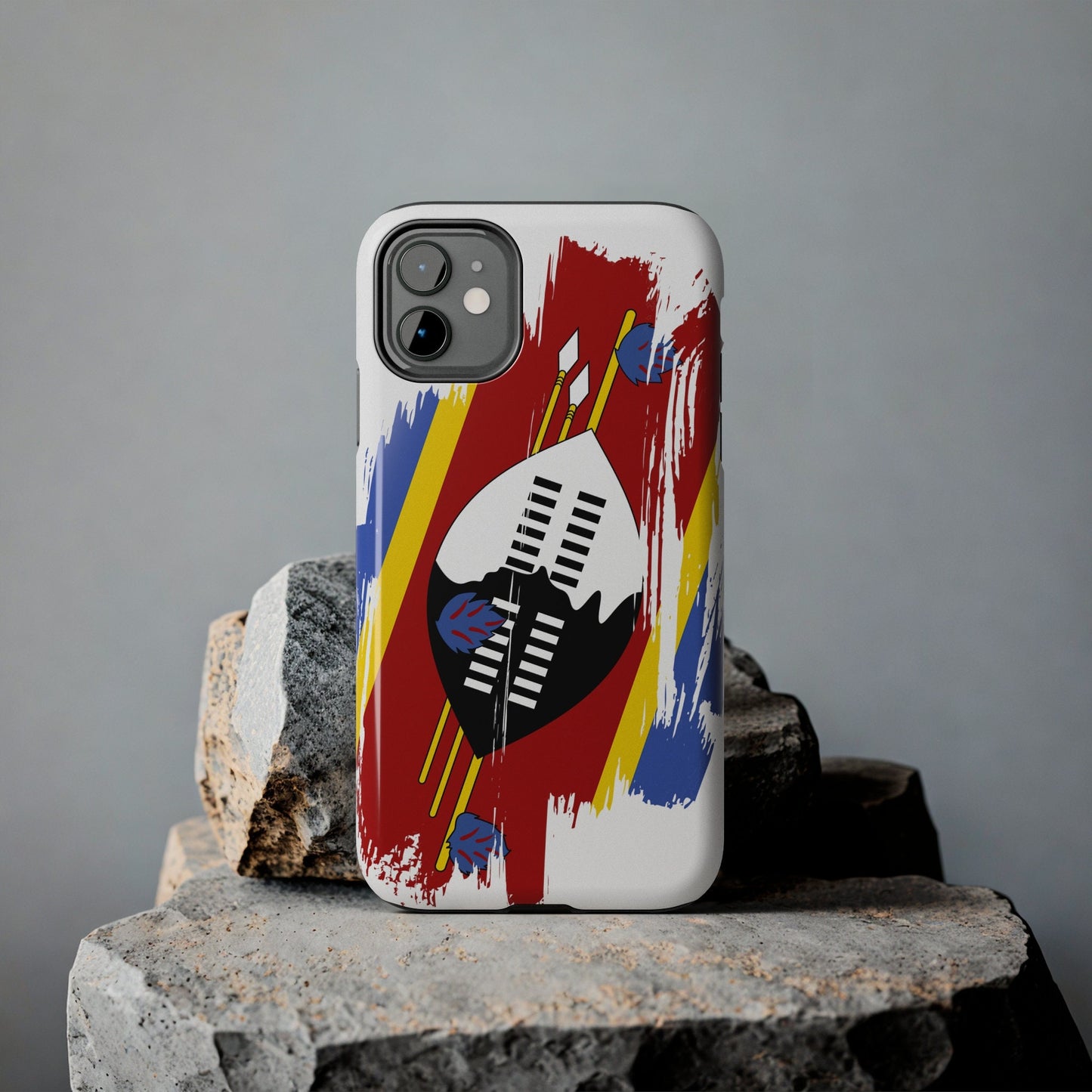 Eswatini  Flag iPhone Case iPhone 15 14 13 12 Mini 11 XR Xs X 8 7 SE iPhone Pro Max , Iphone cover, Iphone Tough Case