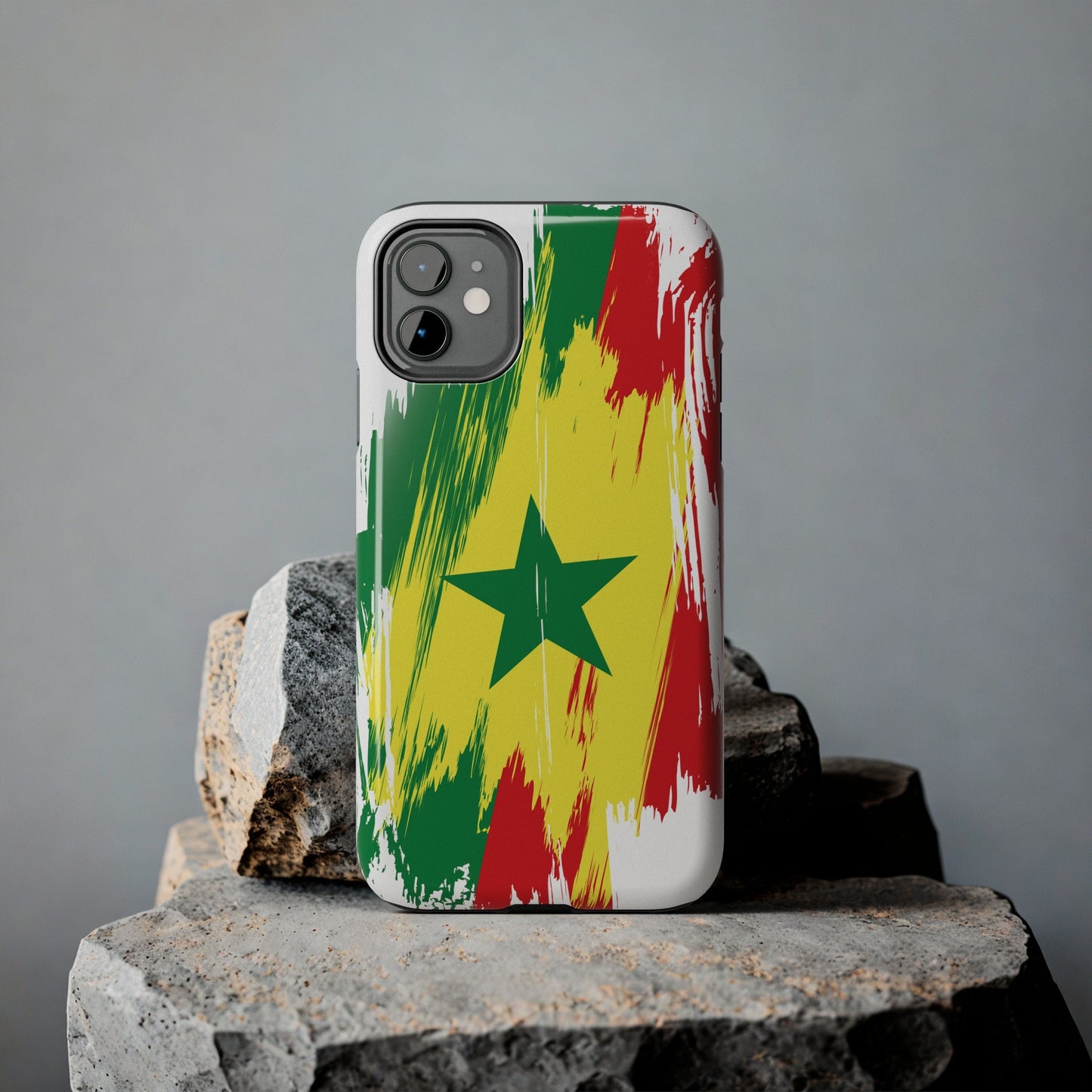 Senegal Flag iPhone Case iPhone 15 14 13 12 Mini 11 XR Xs X 8 7 SE iPhone Pro Max , Iphone cover, Iphone Tough Case