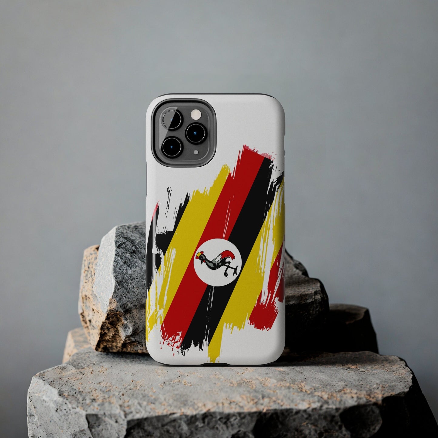 Uganda Flag iPhone Case iPhone 15 14 13 12 Mini 11 XR Xs X 8 7 SE iPhone Pro Max , Iphone cover, Iphone Tough Case