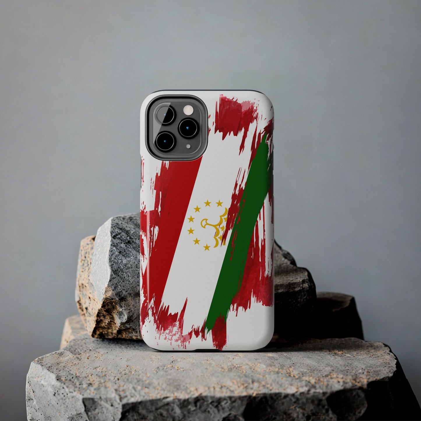 Tajikistan Flag iPhone Case iPhone 15 14 13 12 Mini 11 XR Xs X 8 7 SE iPhone Pro Max , Iphone cover, Iphone Tough Case