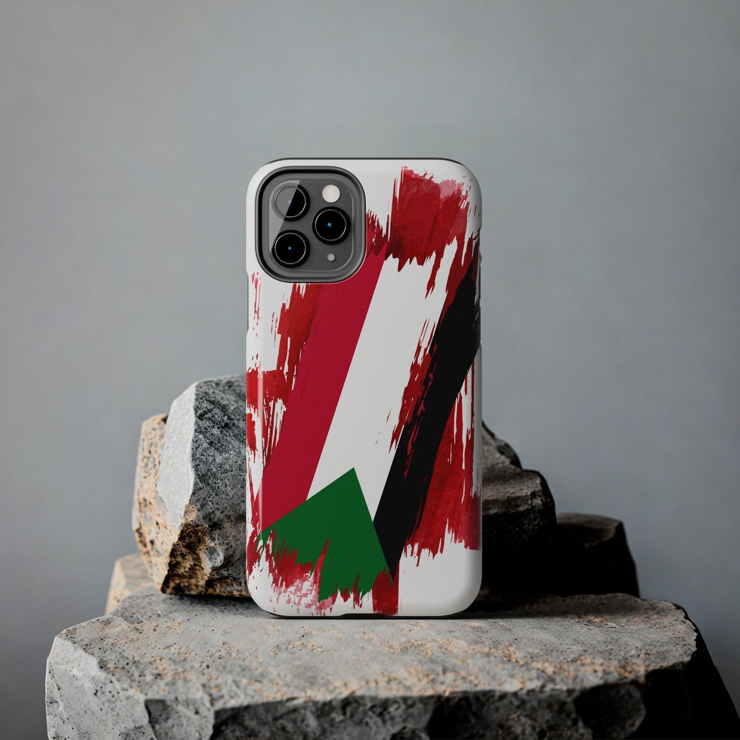 Sudan Flag iPhone Case iPhone 15 14 13 12 Mini 11 XR Xs X 8 7 SE iPhone Pro Max , Iphone cover, Iphone Tough Case