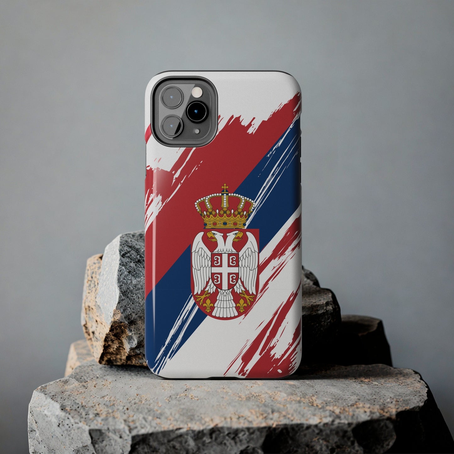 Serbia Flag iPhone Case iPhone 15 14 13 12 Mini 11 XR Xs X 8 7 SE iPhone Pro Max , Iphone cover, Iphone Tough Case