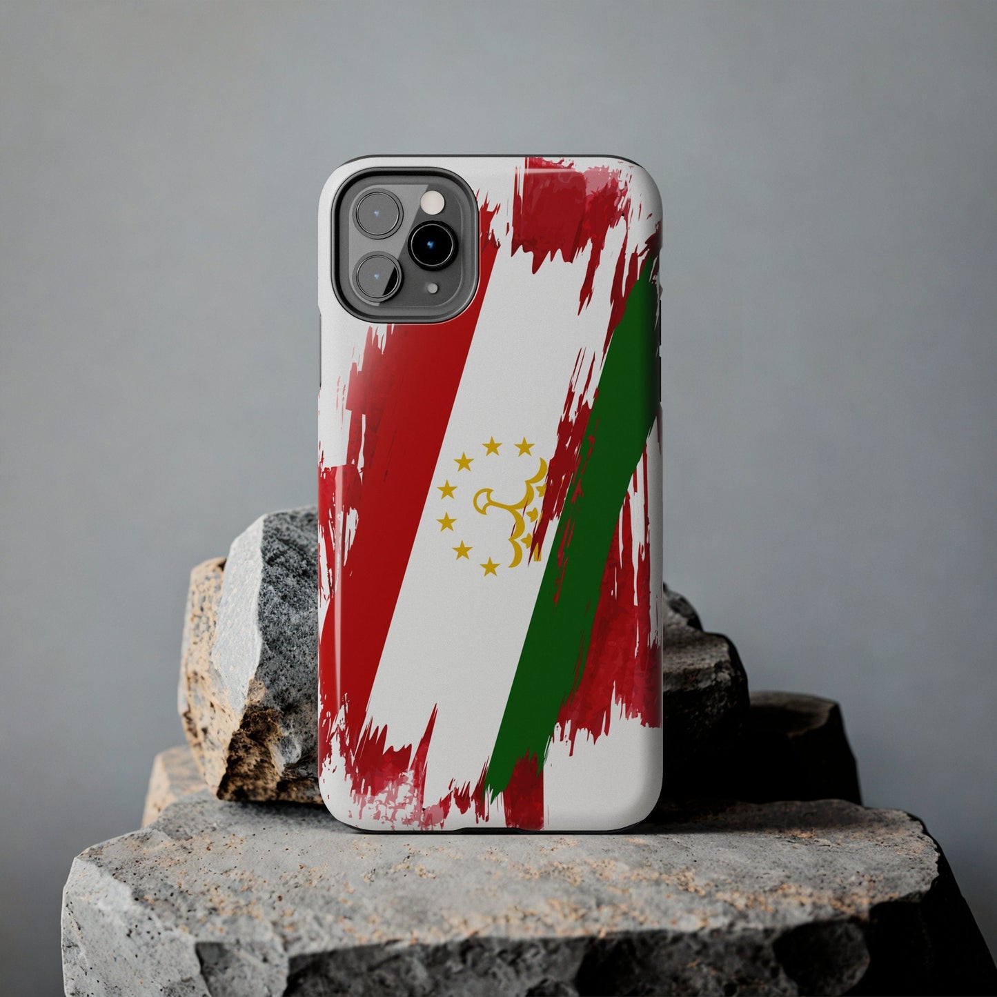 Tajikistan Flag iPhone Case iPhone 15 14 13 12 Mini 11 XR Xs X 8 7 SE iPhone Pro Max , Iphone cover, Iphone Tough Case