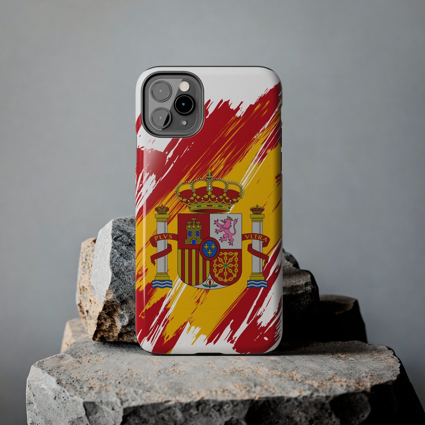 Spain Flag iPhone Case iPhone 15 14 13 12 Mini 11 XR Xs X 8 7 SE iPhone Pro Max , Iphone cover, Iphone Tough Case