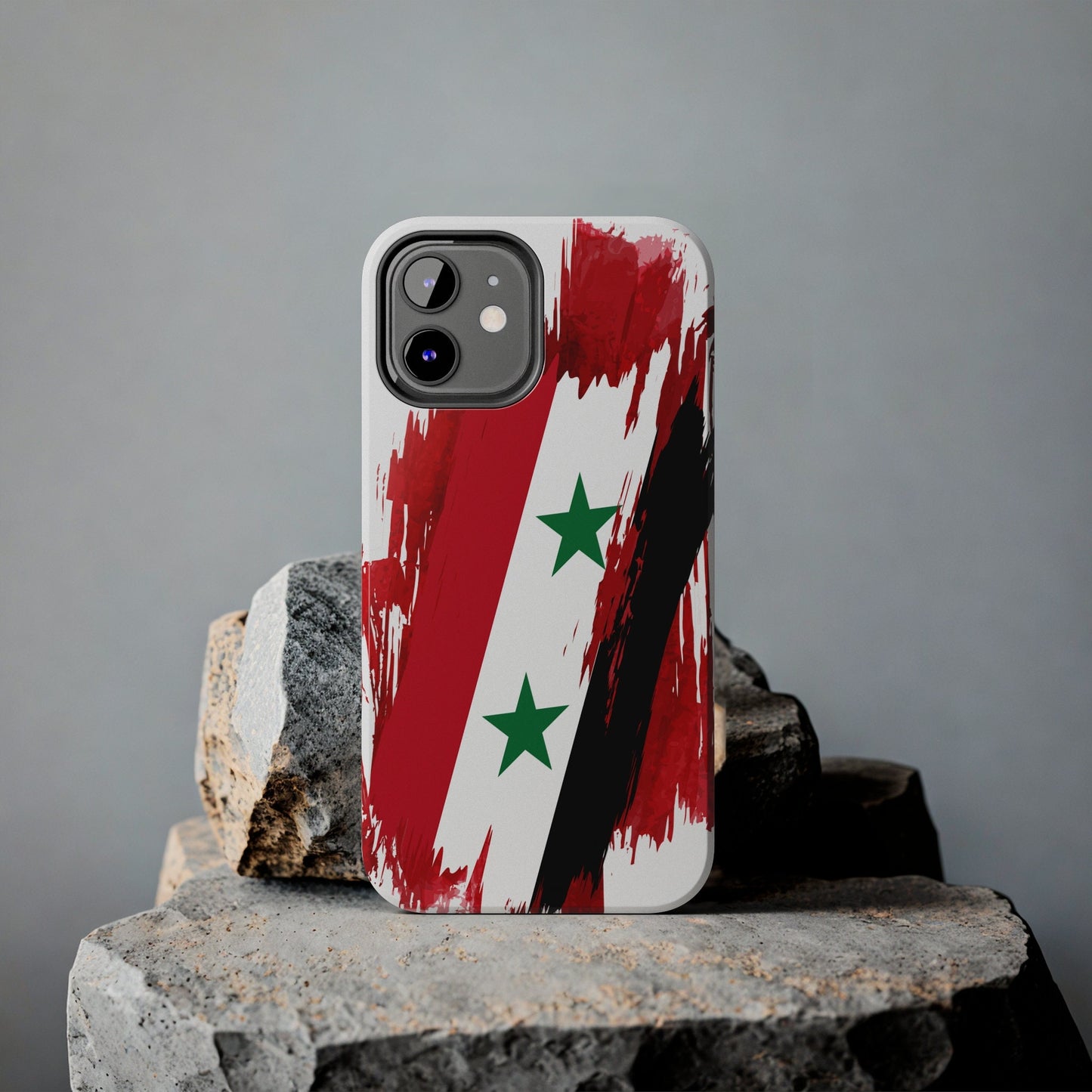 Syria Flag iPhone Case iPhone 15 14 13 12 Mini 11 XR Xs X 8 7 SE iPhone Pro Max , Iphone cover, Iphone Tough Case