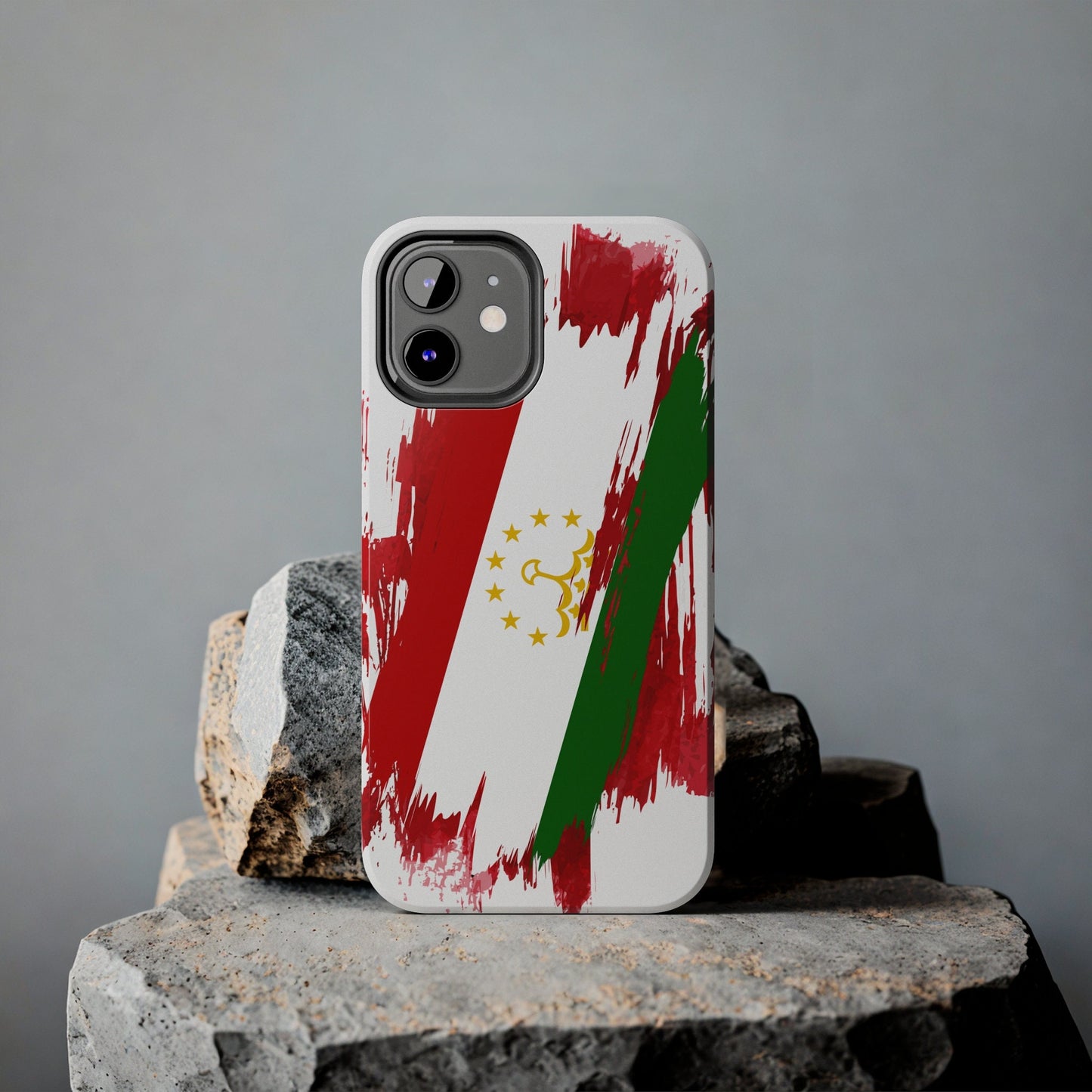 Tajikistan Flag iPhone Case iPhone 15 14 13 12 Mini 11 XR Xs X 8 7 SE iPhone Pro Max , Iphone cover, Iphone Tough Case