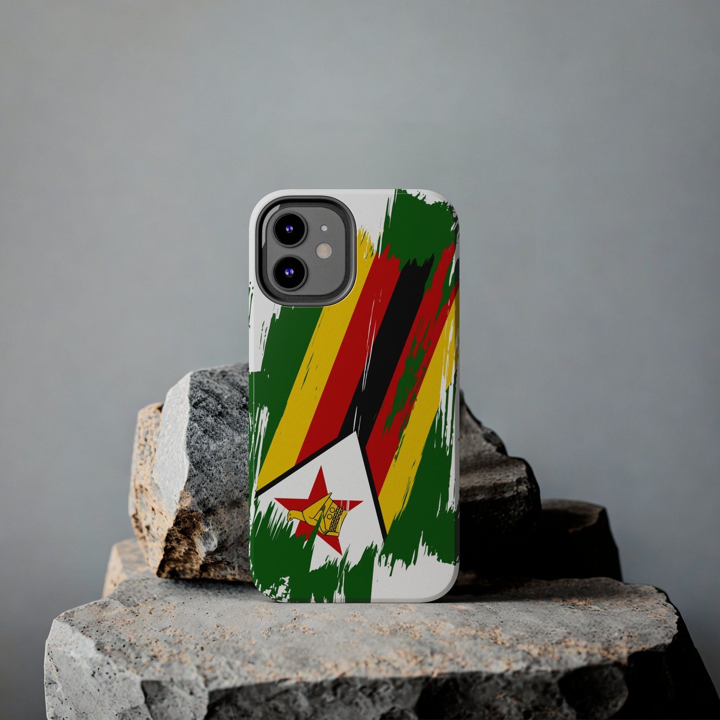 Zimbabwe Flag iPhone Case iPhone 15 14 13 12 Mini 11 XR Xs X 8 7 SE iPhone Pro Max , Iphone cover, Iphone Tough Case