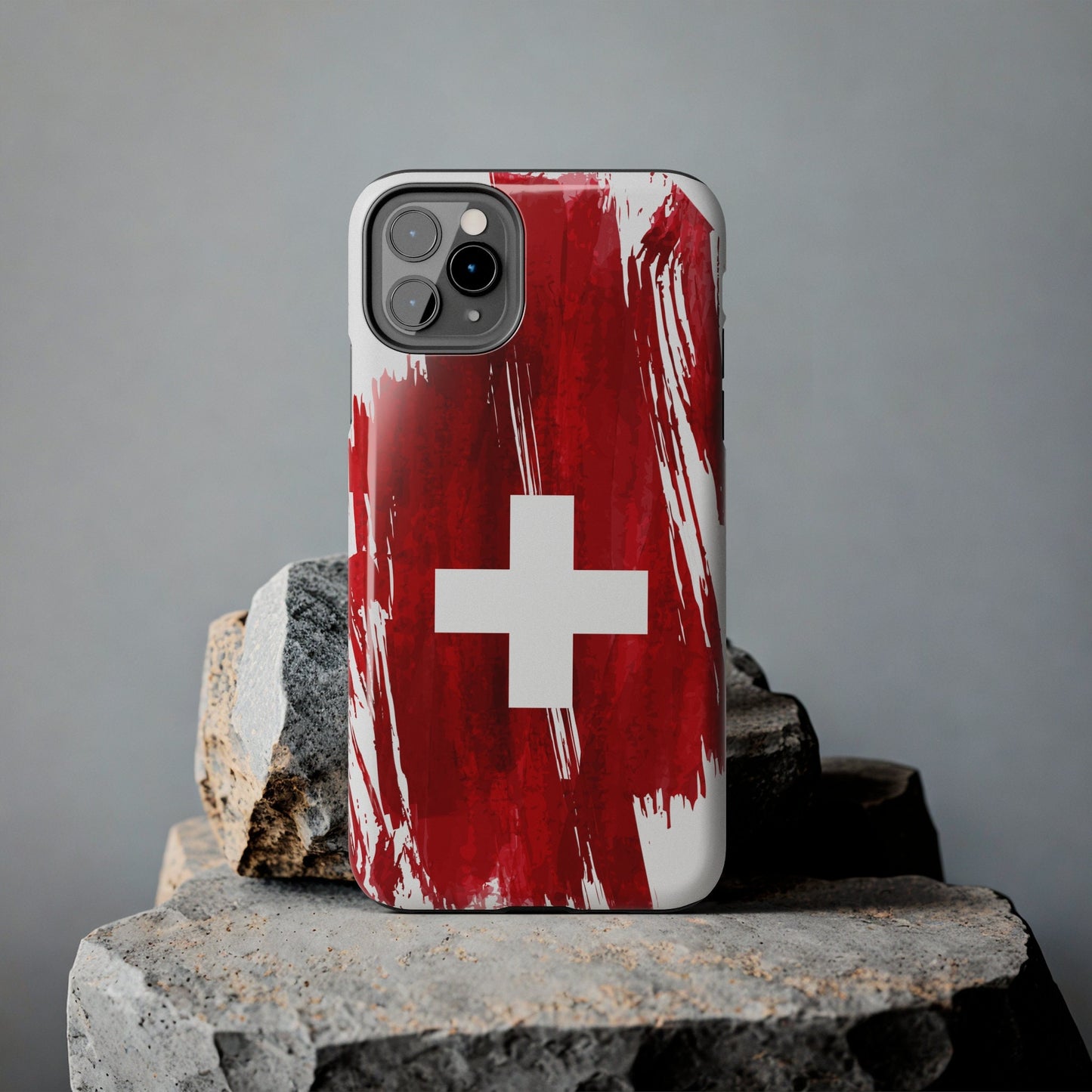 Switzerland Flag iPhone Case iPhone 15 14 13 12 Mini 11 XR Xs X 8 7 SE iPhone Pro Max , Iphone cover, Iphone Tough Case