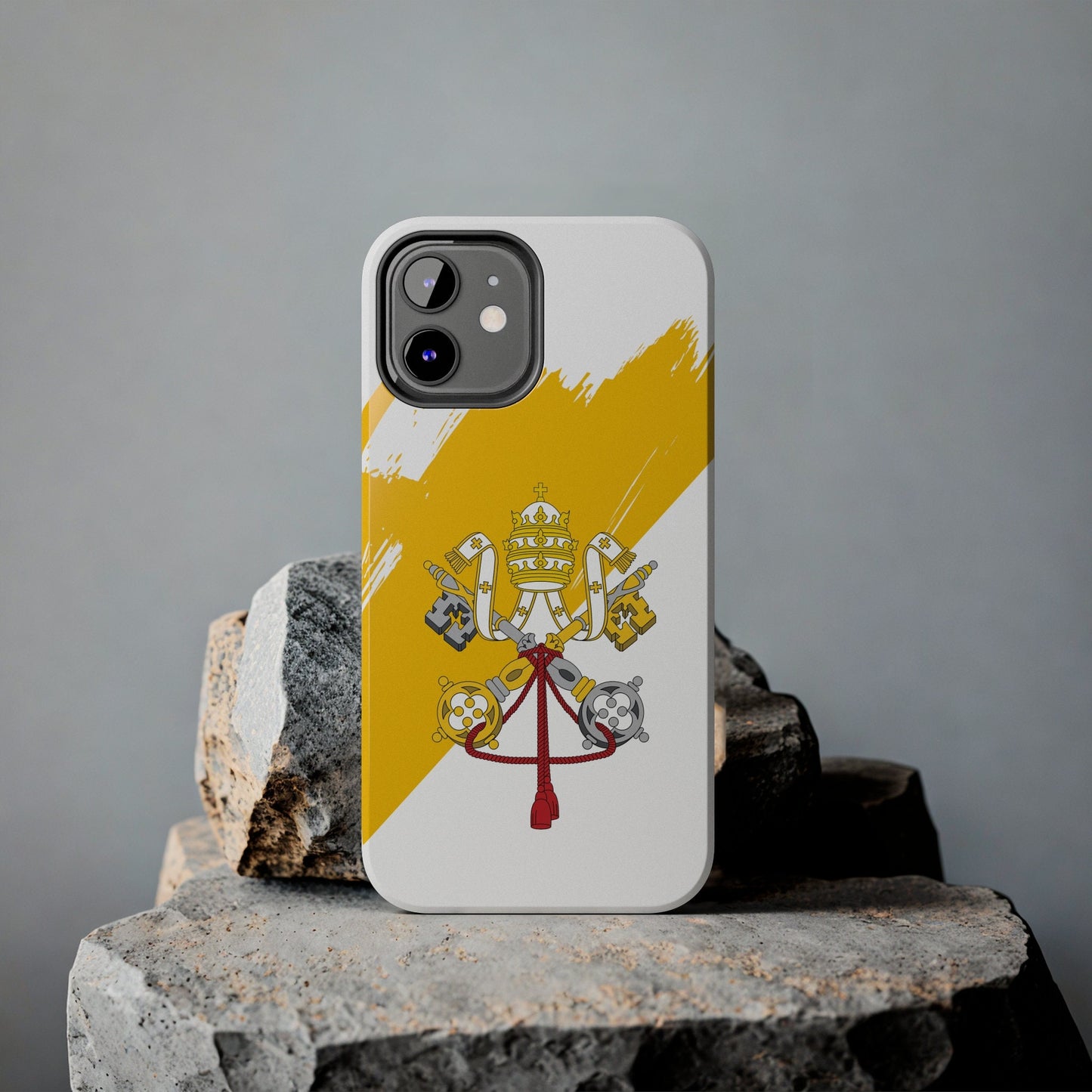 Vatican  Flag iPhone Case iPhone 15 14 13 12 Mini 11 XR Xs X 8 7 SE iPhone Pro Max , Iphone cover, Iphone Tough Case