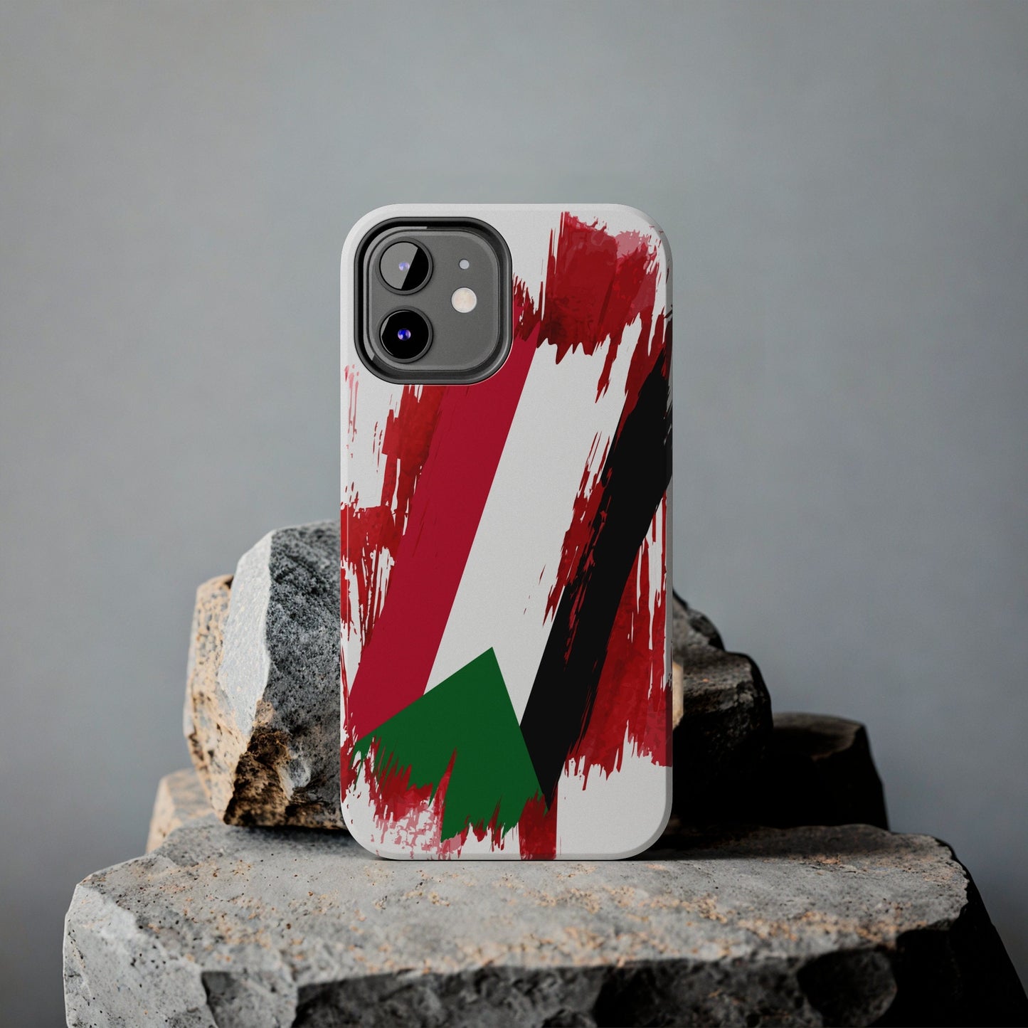 Sudan Flag iPhone Case iPhone 15 14 13 12 Mini 11 XR Xs X 8 7 SE iPhone Pro Max , Iphone cover, Iphone Tough Case