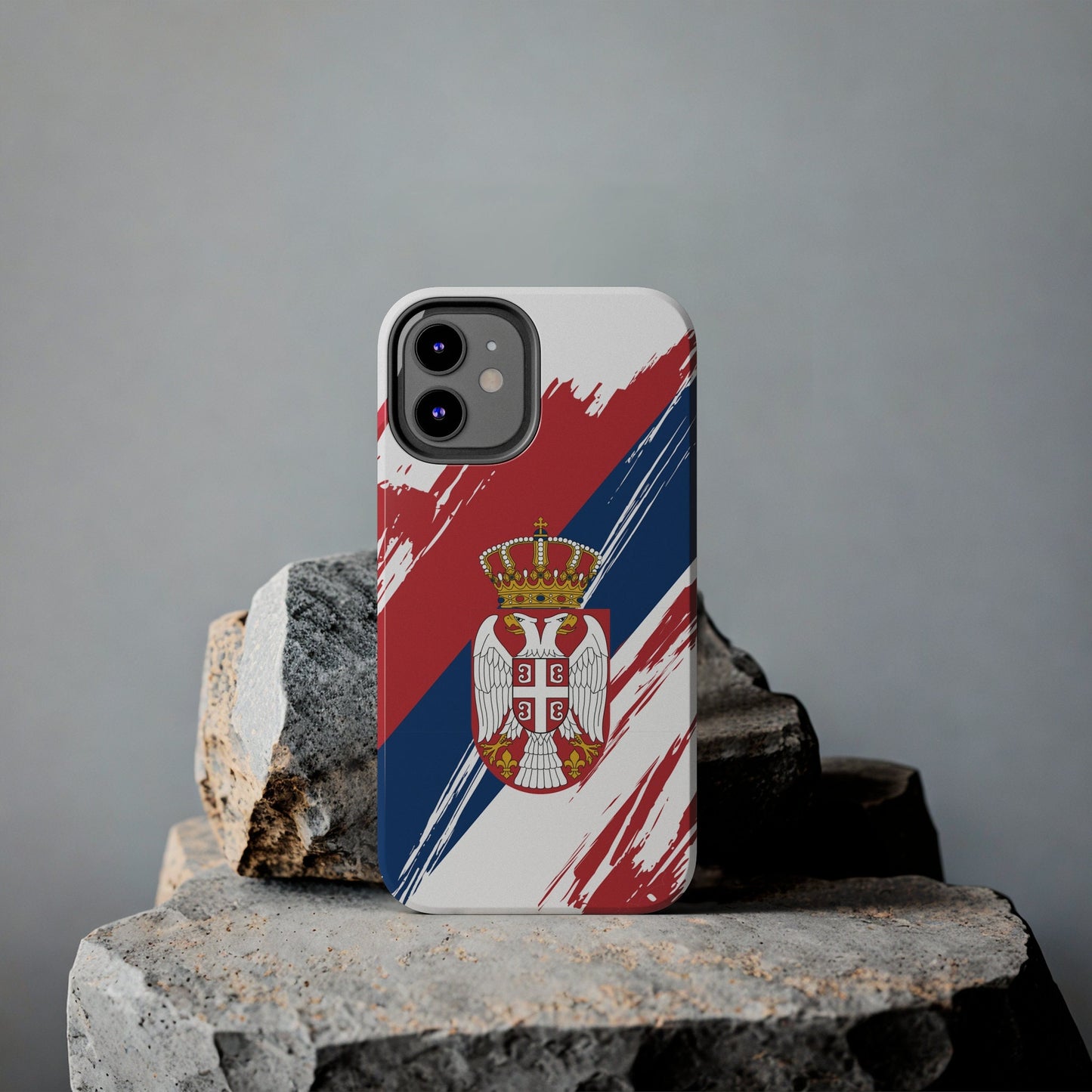 Serbia Flag iPhone Case iPhone 15 14 13 12 Mini 11 XR Xs X 8 7 SE iPhone Pro Max , Iphone cover, Iphone Tough Case