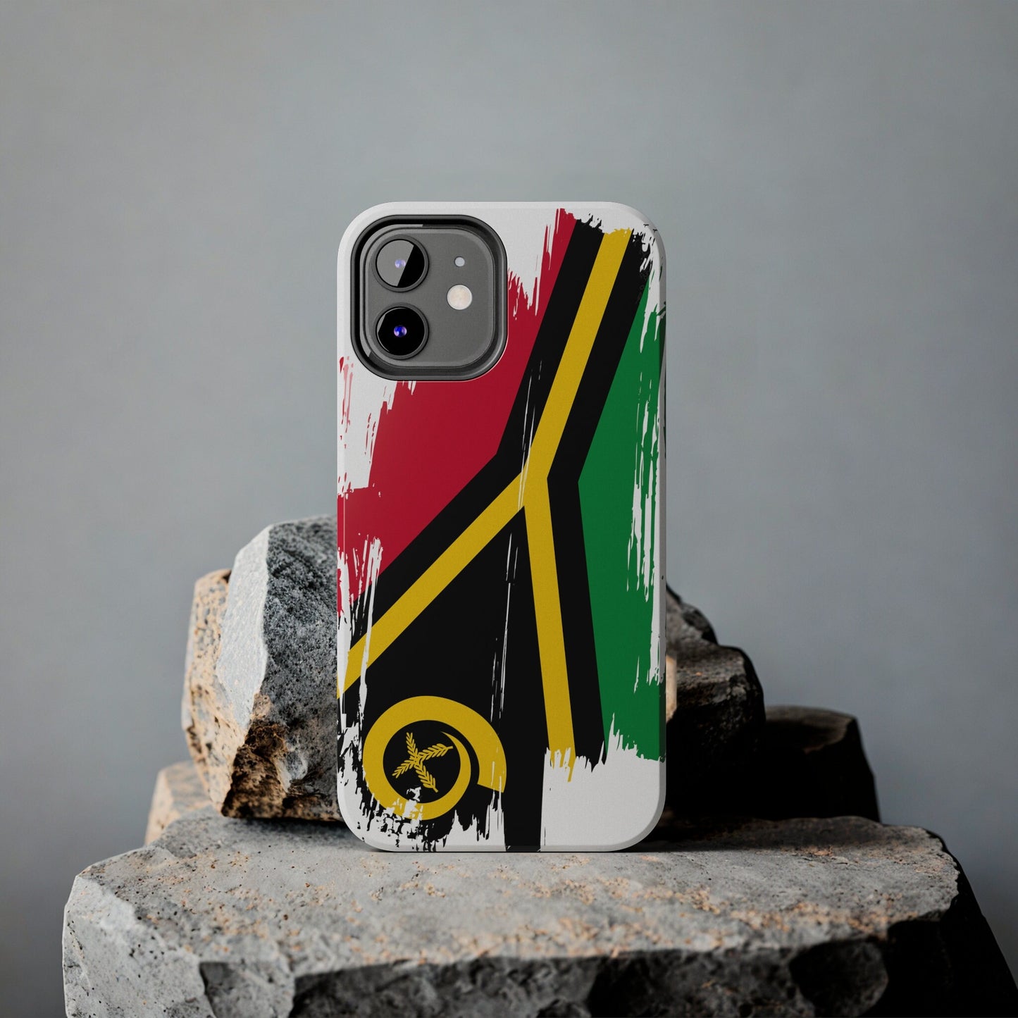 Vanuatu Flag iPhone Case iPhone 15 14 13 12 Mini 11 XR Xs X 8 7 SE iPhone Pro Max , Iphone cover, Iphone Tough Case