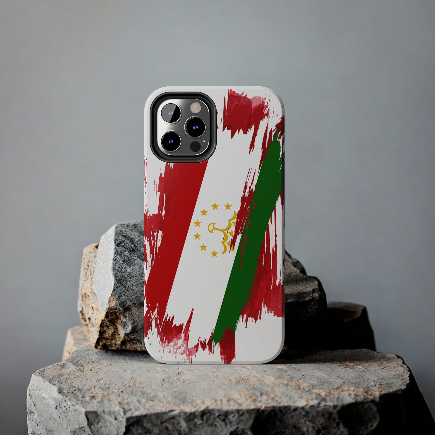 Tajikistan Flag iPhone Case iPhone 15 14 13 12 Mini 11 XR Xs X 8 7 SE iPhone Pro Max , Iphone cover, Iphone Tough Case