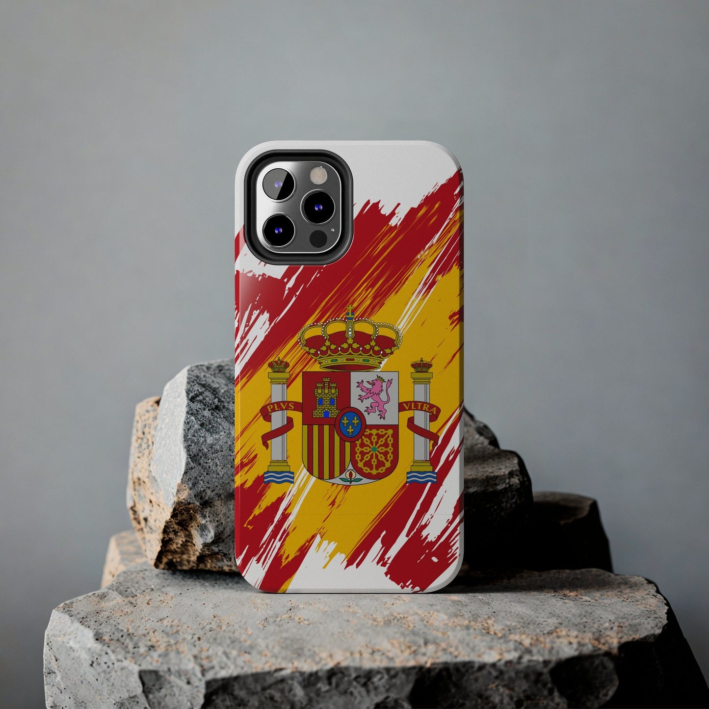 Spain Flag iPhone Case iPhone 15 14 13 12 Mini 11 XR Xs X 8 7 SE iPhone Pro Max , Iphone cover, Iphone Tough Case