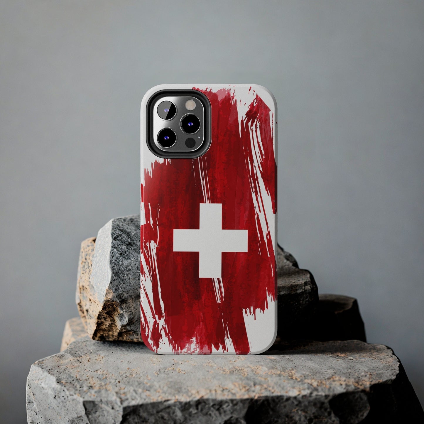 Switzerland Flag iPhone Case iPhone 15 14 13 12 Mini 11 XR Xs X 8 7 SE iPhone Pro Max , Iphone cover, Iphone Tough Case