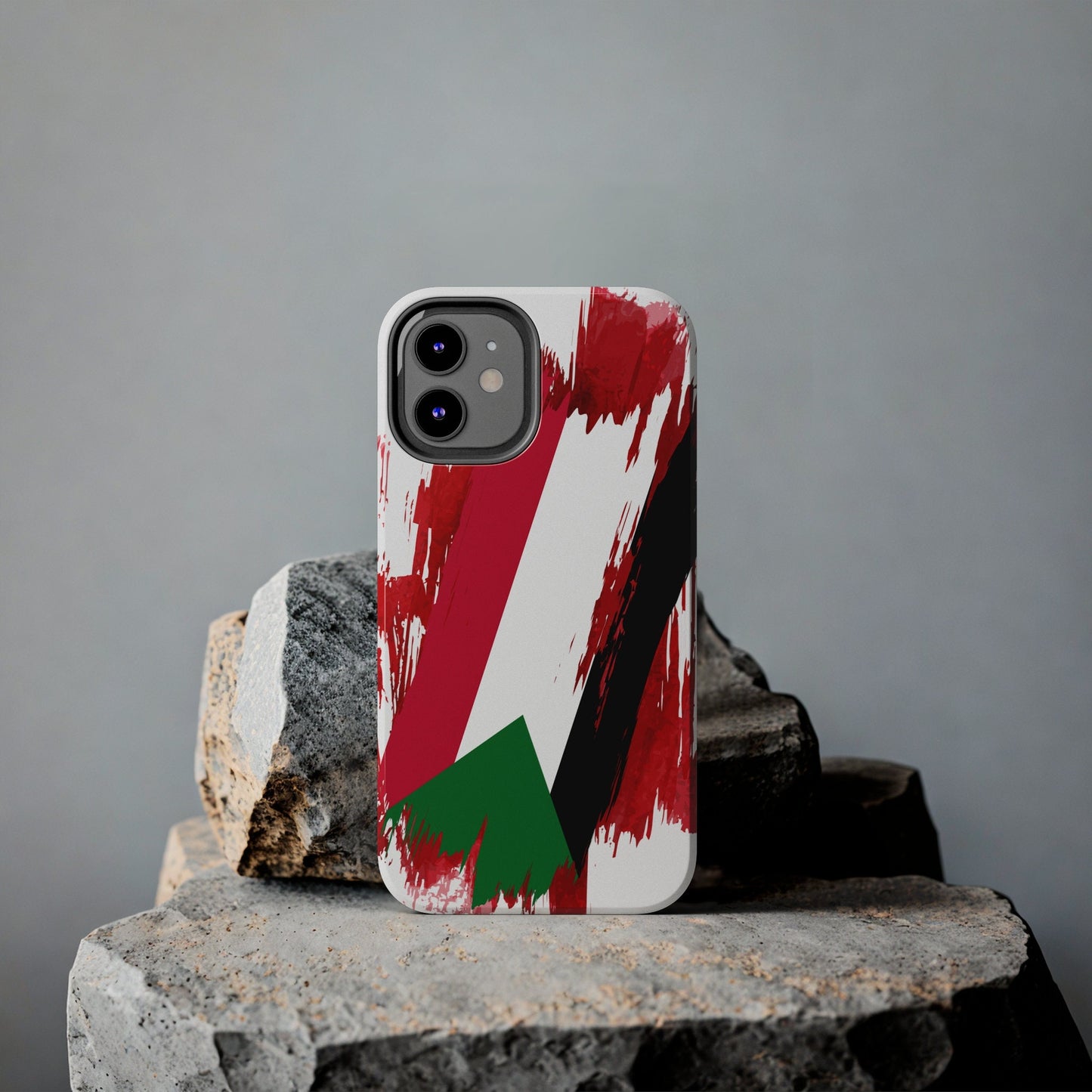 Sudan Flag iPhone Case iPhone 15 14 13 12 Mini 11 XR Xs X 8 7 SE iPhone Pro Max , Iphone cover, Iphone Tough Case