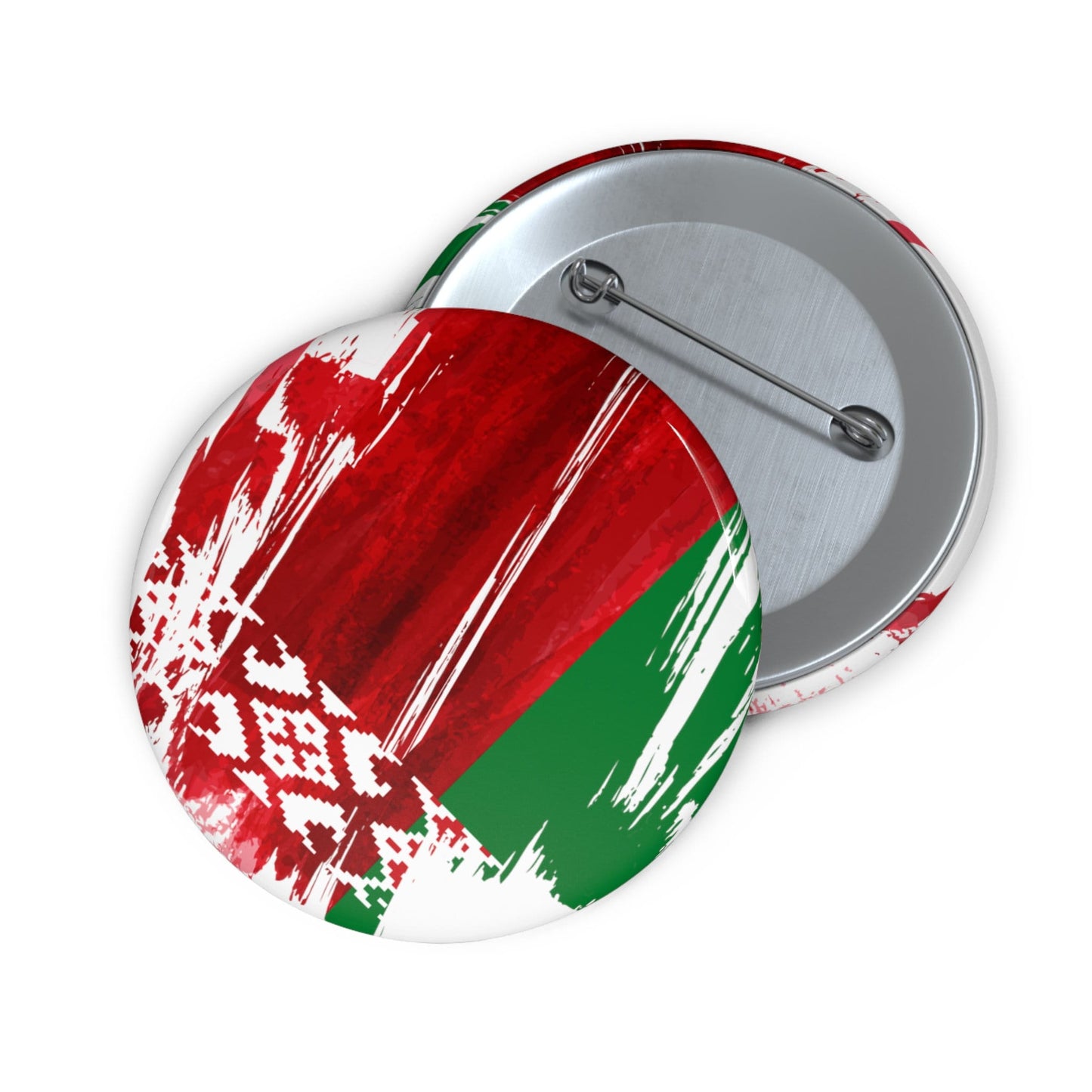 Belarus Flag Pin Button - Custom Pinback, Patriotic Campaign Buttons, Personalized Birthday Pins, Collectible Badge, Metal Pin