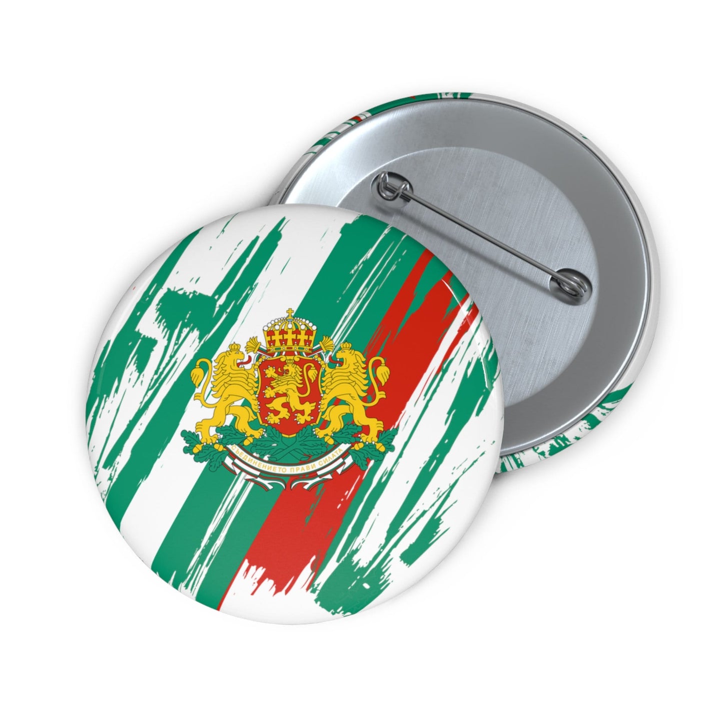 Bulgaria Flag Pin Button - Custom Pinback, Patriotic Campaign Buttons, Personalized Birthday Pins, Collectible Badge, Metal Pin