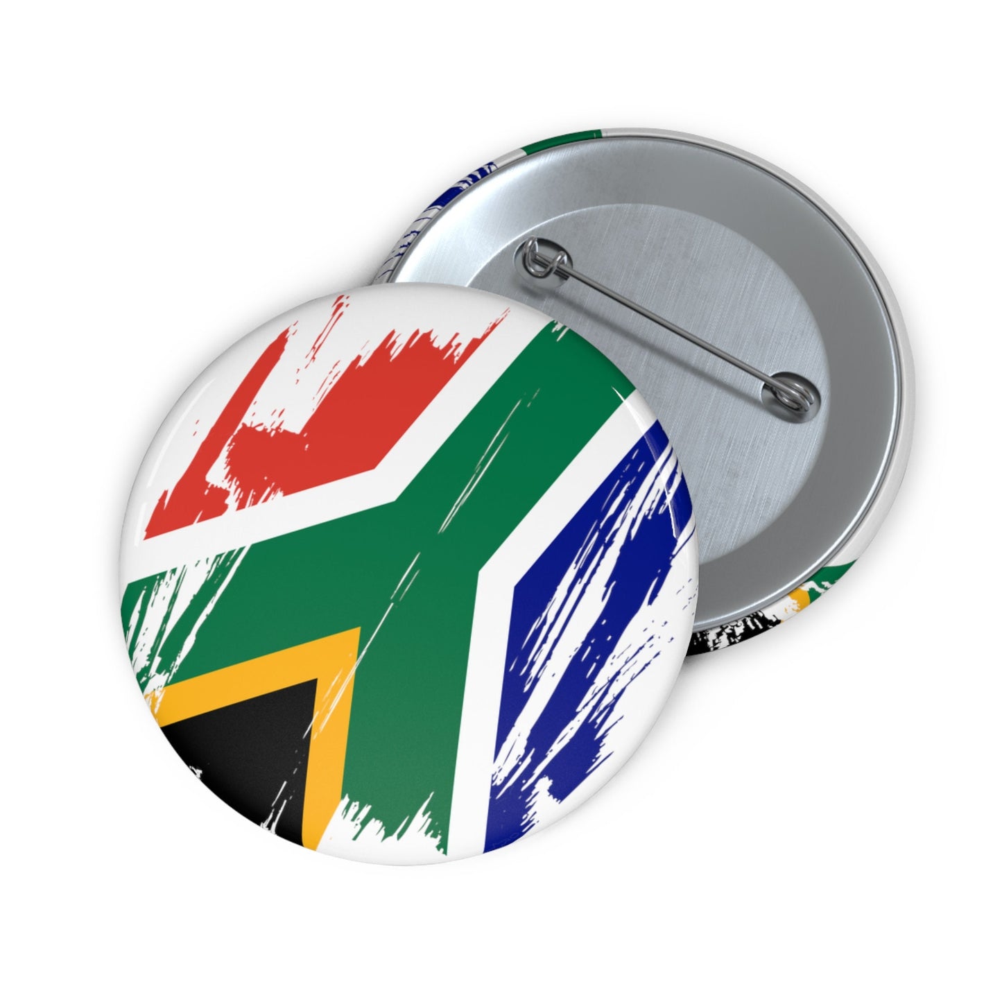 South Africa Flag Pin Button - Custom Pinback, Patriotic Campaign Buttons, Personalized Birthday Pins, Collectible Badge, Metal Pin