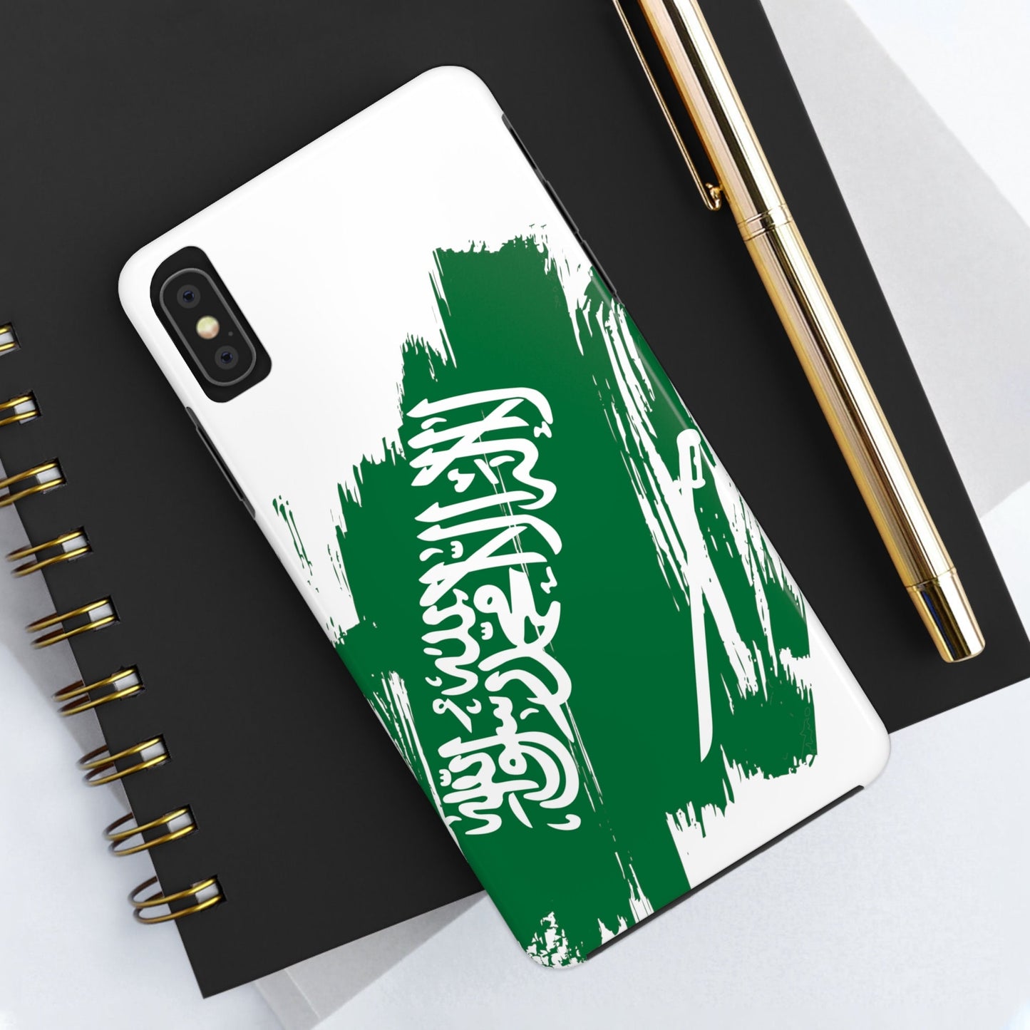 Saudi Arabia Flag iPhone Case iPhone 15 14 13 12 Mini 11 XR Xs X 8 7 SE iPhone Pro Max , Iphone cover, Iphone Tough Case