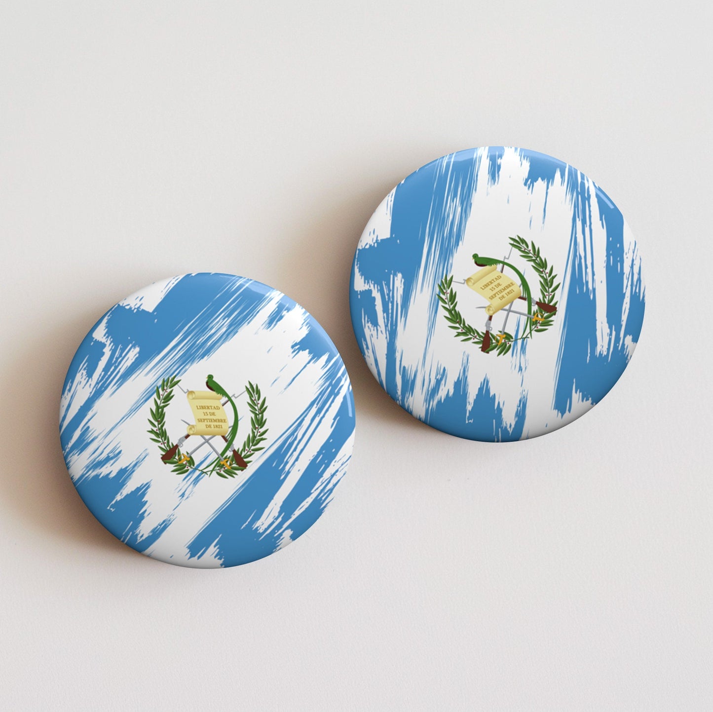 Guatemala Flag Pin Button - Custom Pinback, Patriotic Campaign Buttons, Personalized Birthday Pins, Collectible Badge, Metal Pin