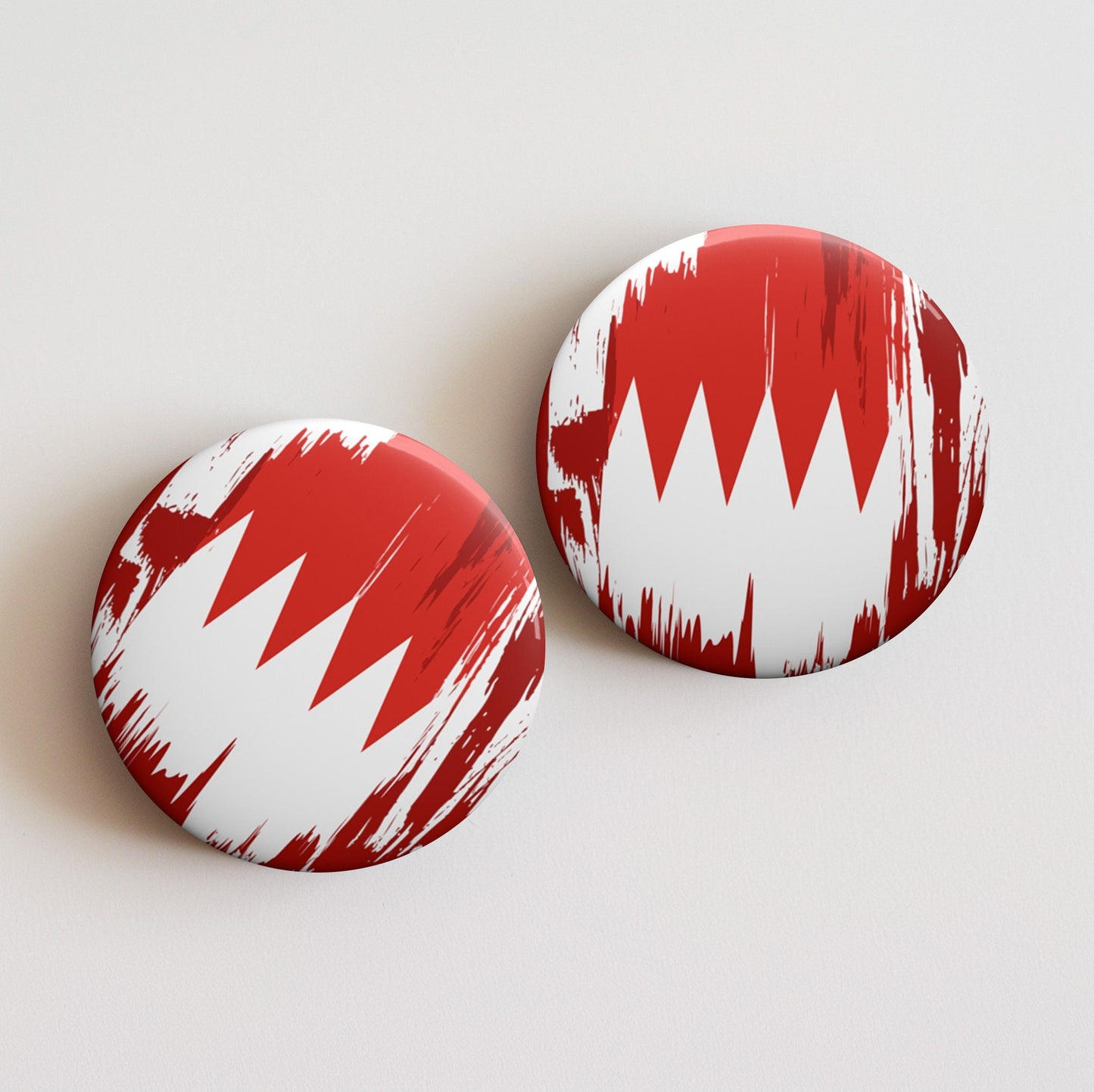 Bahrain Flag Pin Button - Custom Pinback, Patriotic Campaign Buttons, Personalized Birthday Pins, Collectible Badge, Metal Pin