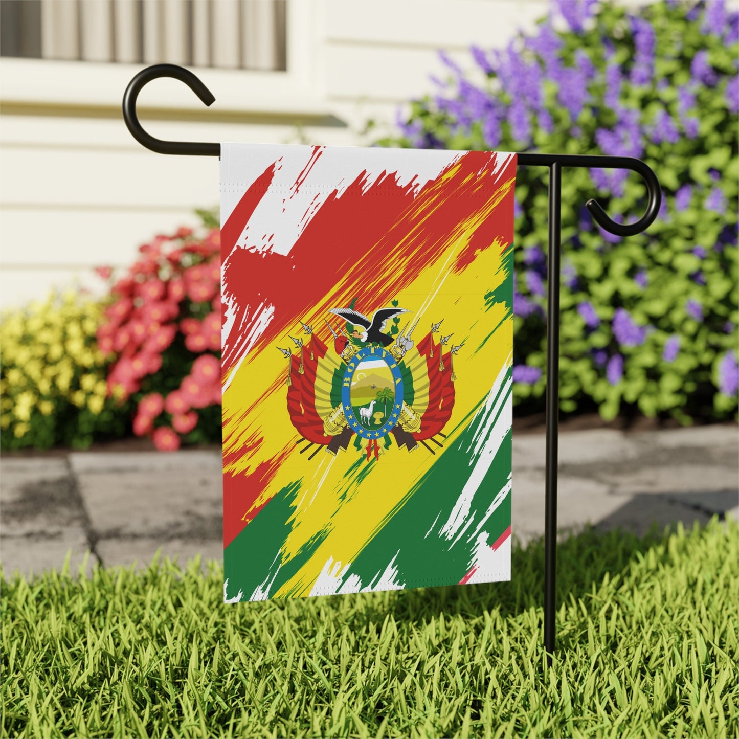 Bolivia Garden Flag - Garden & House Banner | Size - 12" x 18" | Double Sided Custom Country Design Print