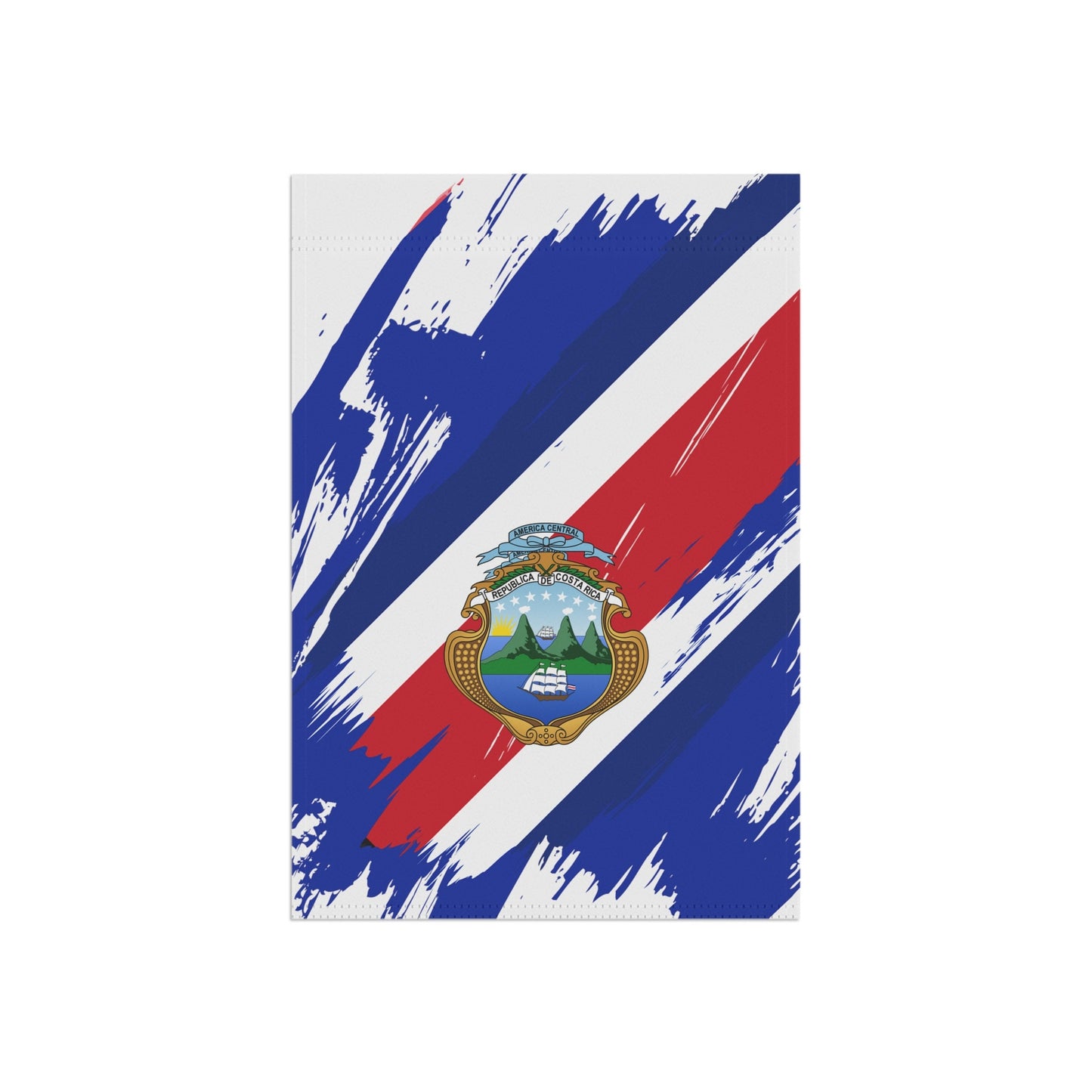 Costa Rica Garden Flag - Garden & House Banner | Size - 12" x 18" | Double Sided Custom Country Design Print
