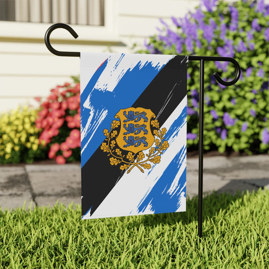 Estonia Garden Flag - Garden & House Banner | Size - 12" x 18" | Double Sided Custom Country Design Print