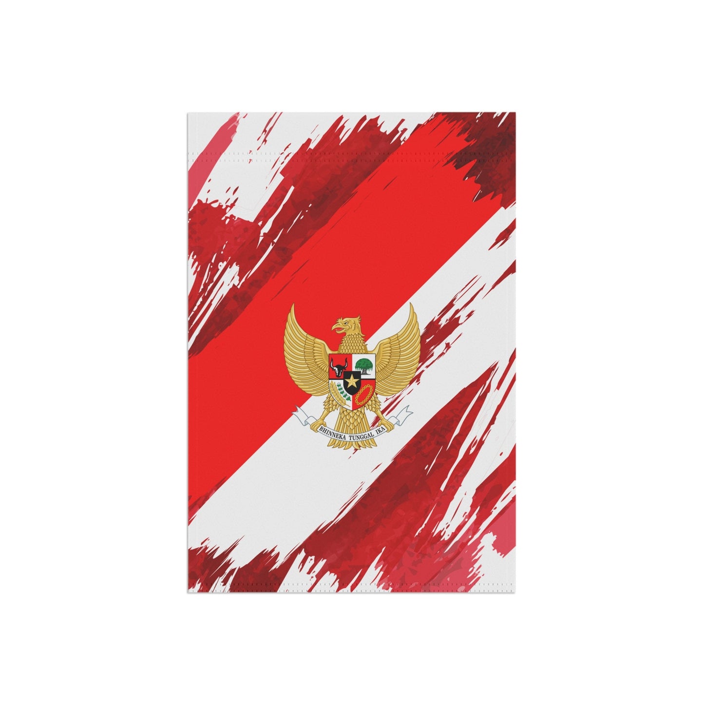 Indonesia Garden Flag - Garden & House Banner | Size - 12" x 18" | Double Sided Custom Country Design Print
