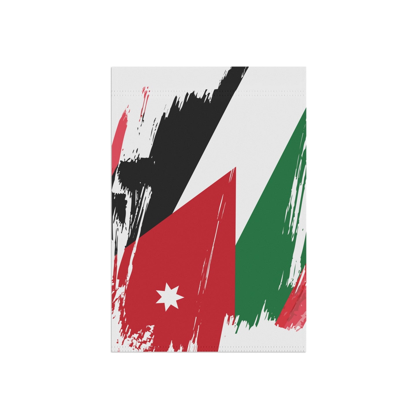 Jordan Garden Flag - Garden & House Banner | Size - 12" x 18" | Double Sided Custom Country Design Print