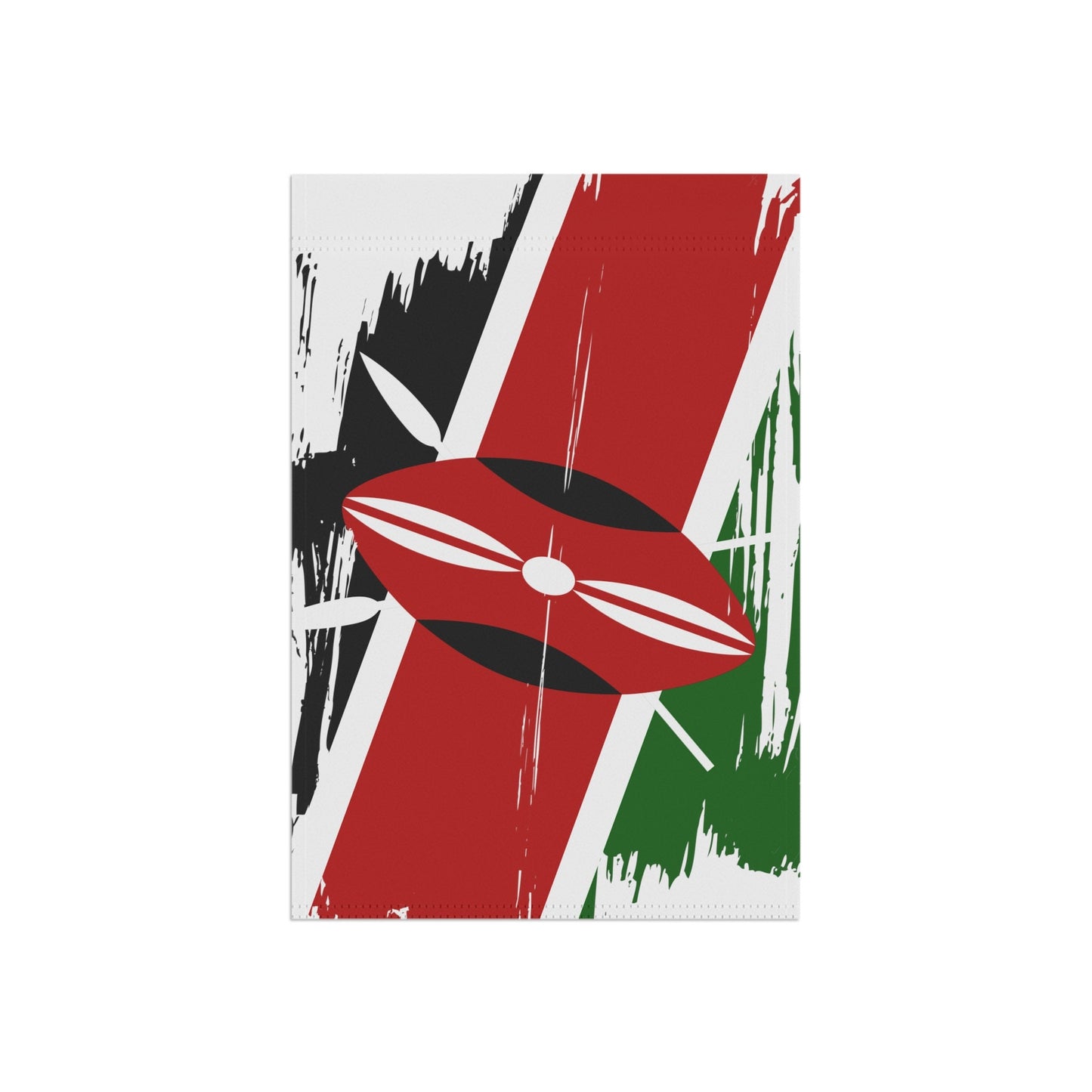 Kenya Garden Flag - Garden & House Banner | Size - 12" x 18" | Double Sided Custom Country Design Print