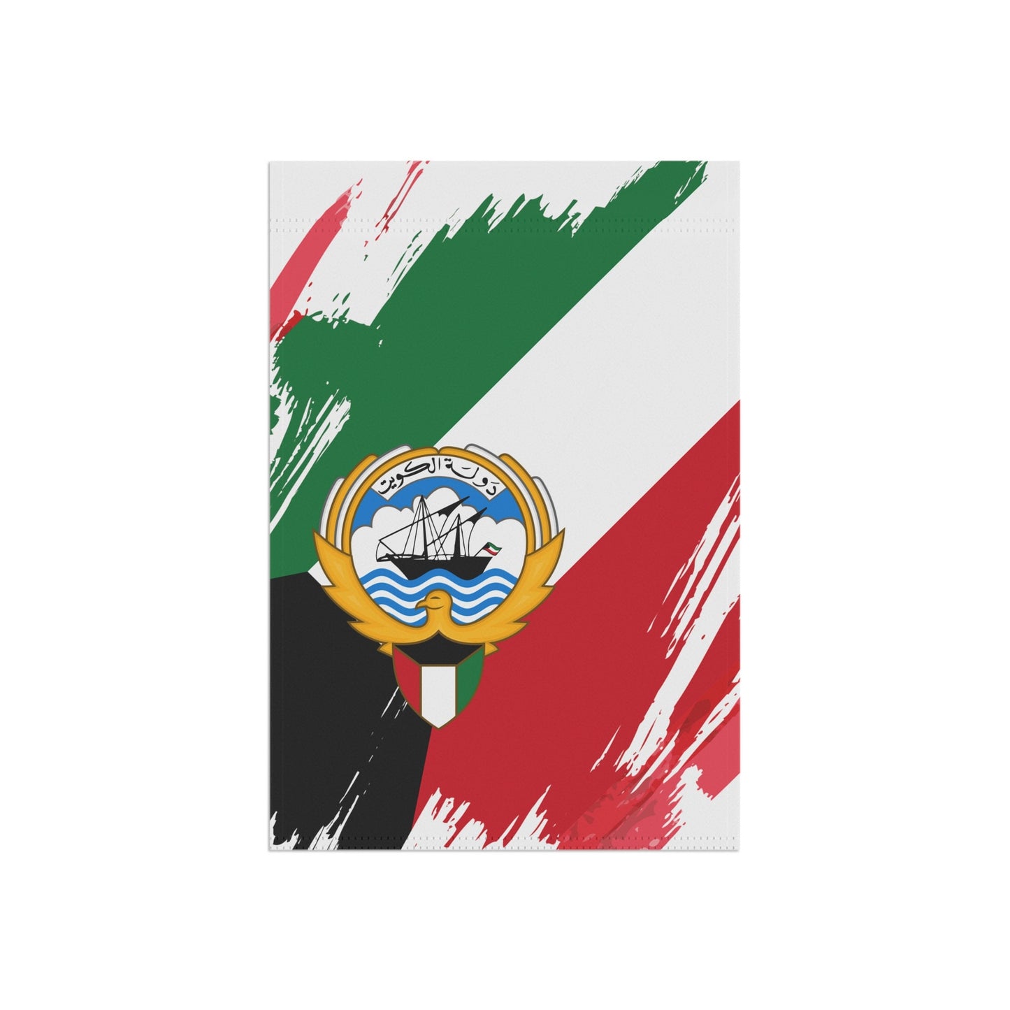 Kuwait Garden Flag - Garden & House Banner | Size - 12" x 18" | Double Sided Custom Country Design Print