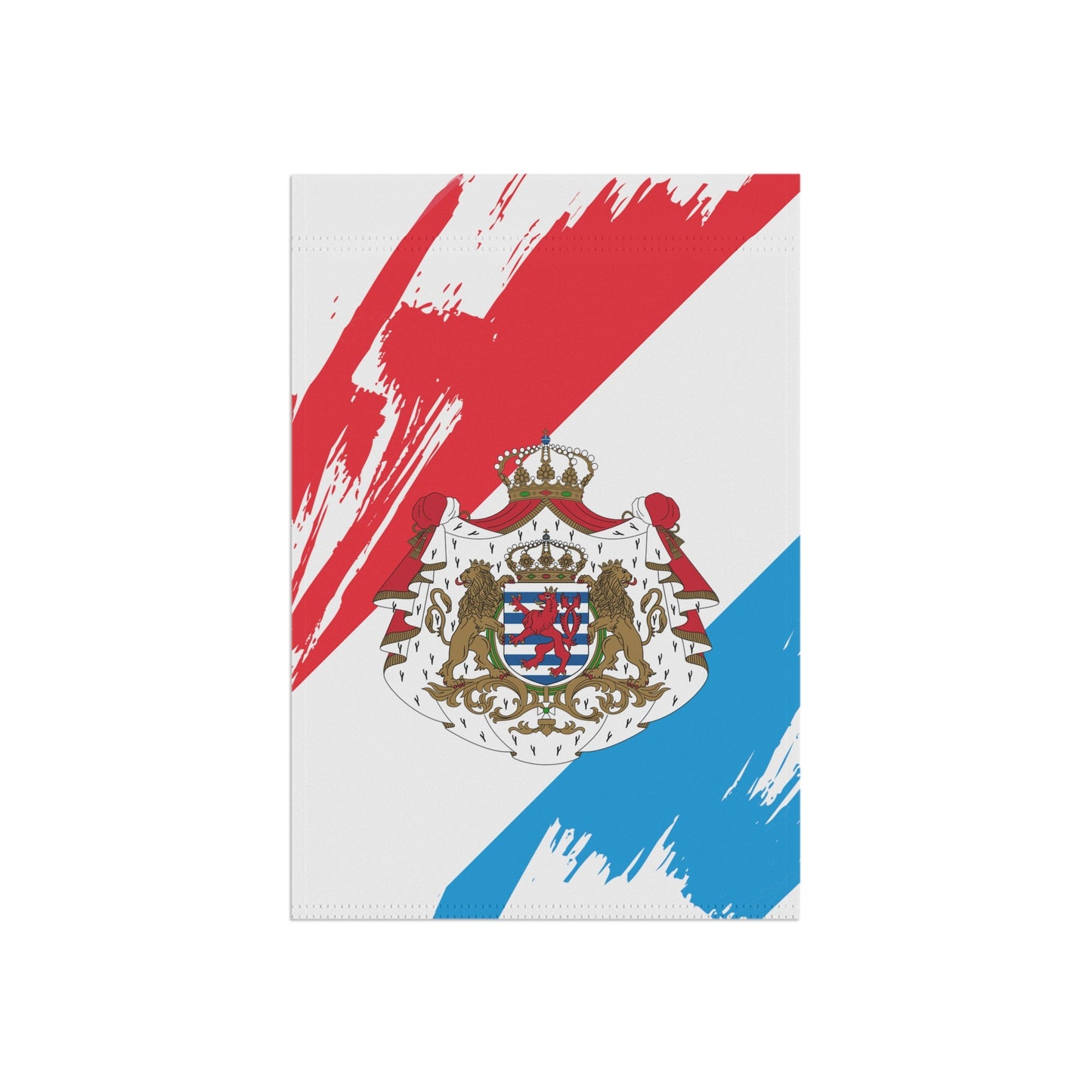 Luxembourg Garden Flag - Garden & House Banner | Size - 12" x 18" | Double Sided Custom Country Design Print