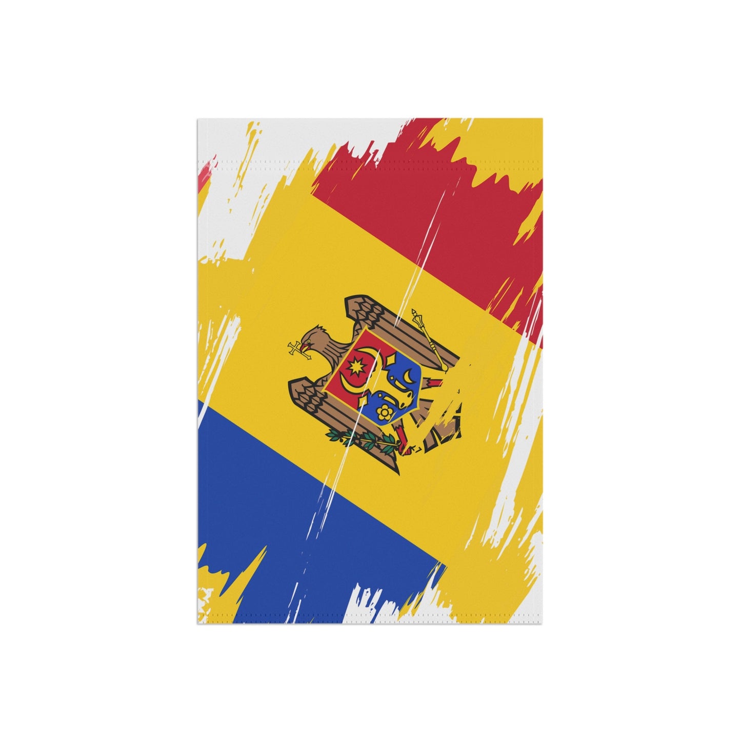 Moldova Garden Flag - Garden & House Banner | Size - 12" x 18" | Double Sided Custom Country Design Print