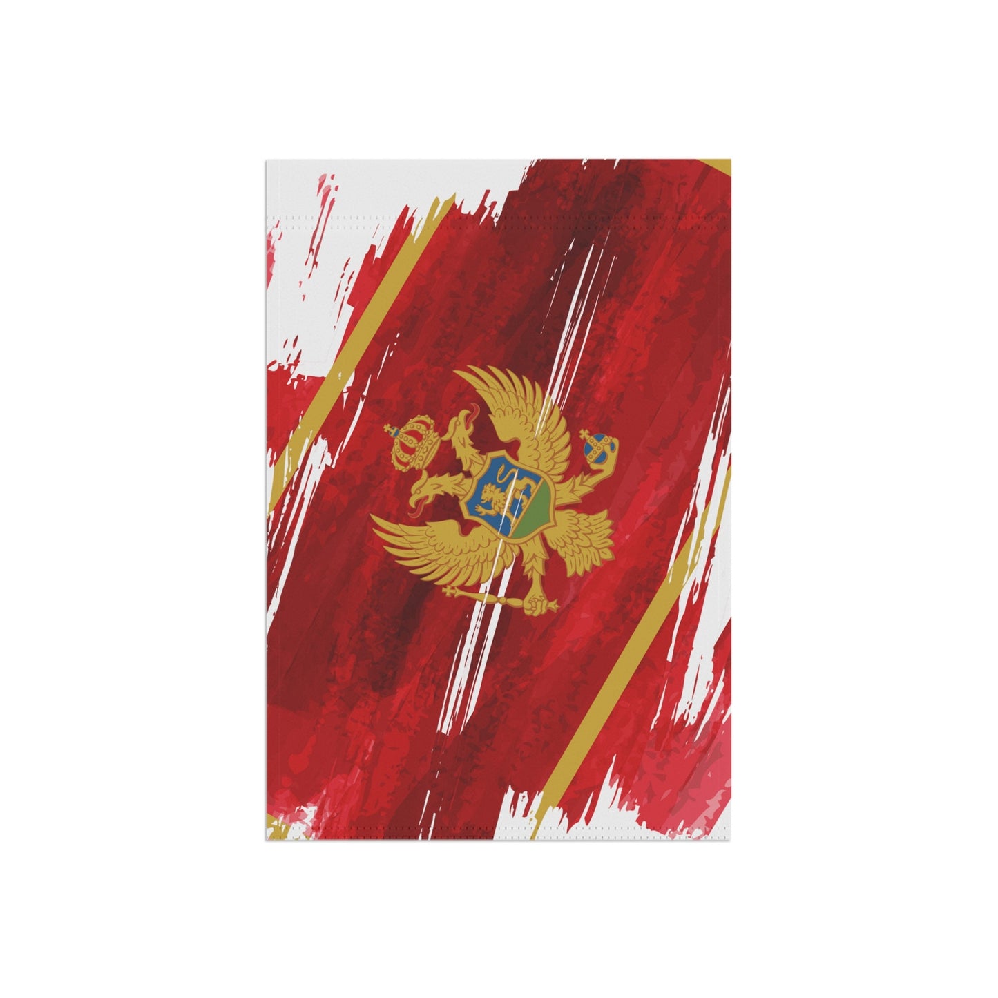 Montenegro Garden Flag - Garden & House Banner | Size - 12" x 18" | Double Sided Custom Country Design Print